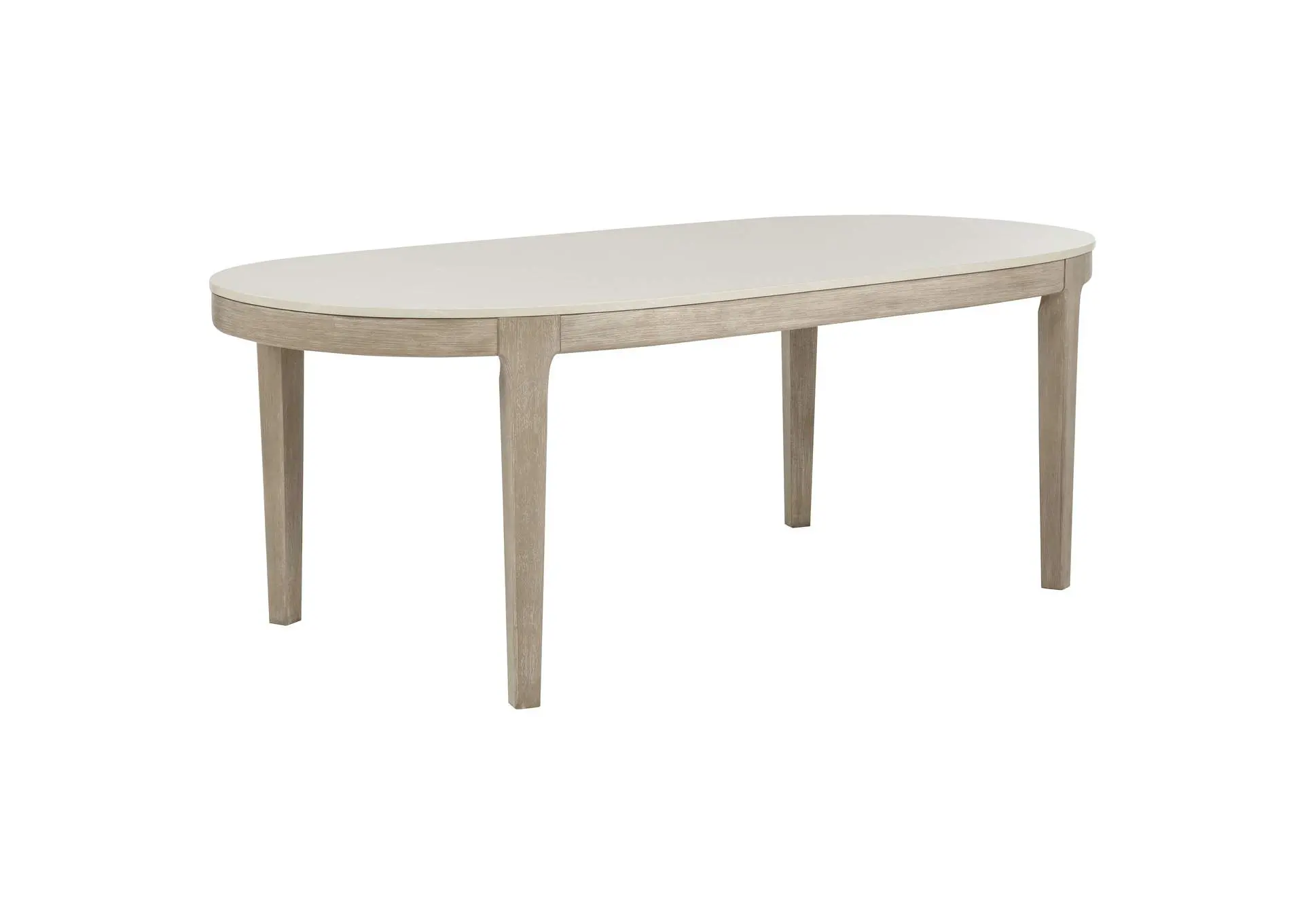 Lucaire 84-inch Cultured Marble Top Dining Table Honed Cream
