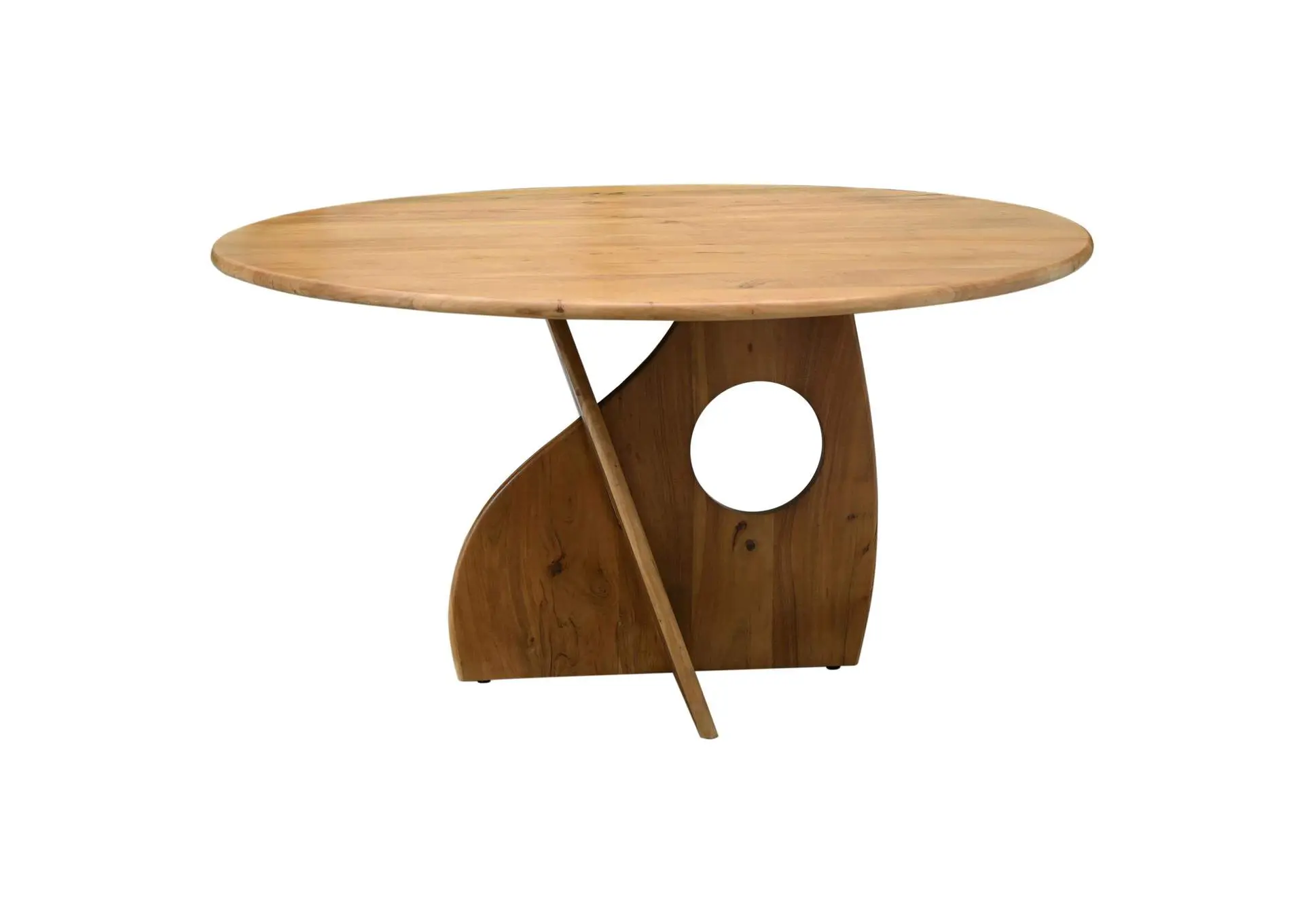 HP0426 Dining Table Natural Acacia