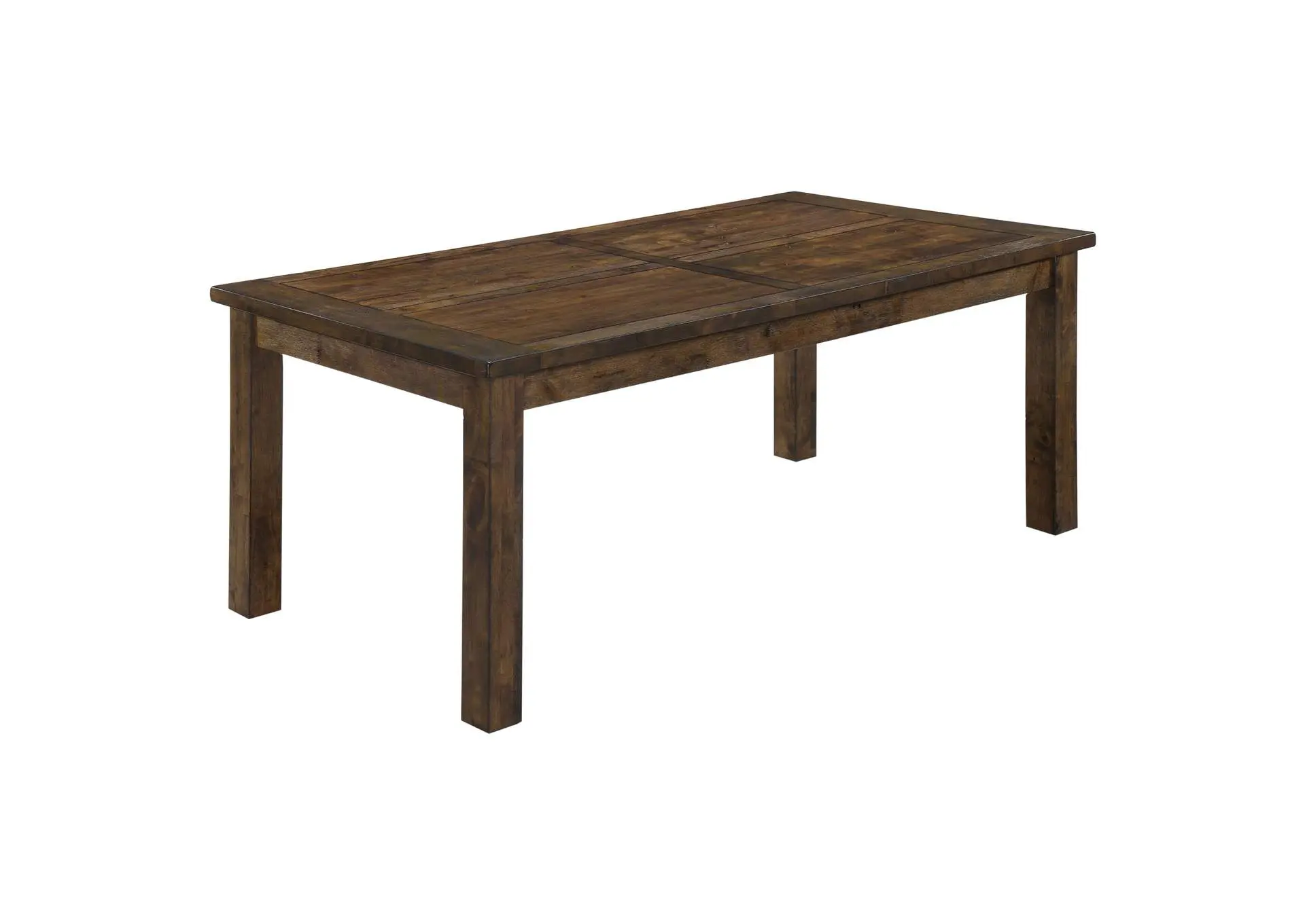Coleman Rectangular 79-inch Dining Table Rustic Golden Brown