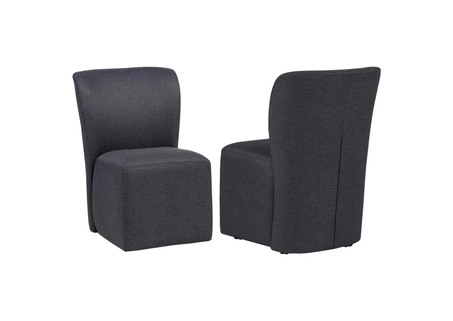 Jaelynn Upholstered Parsons Dining Side Chair Charcoal (Set of 2)