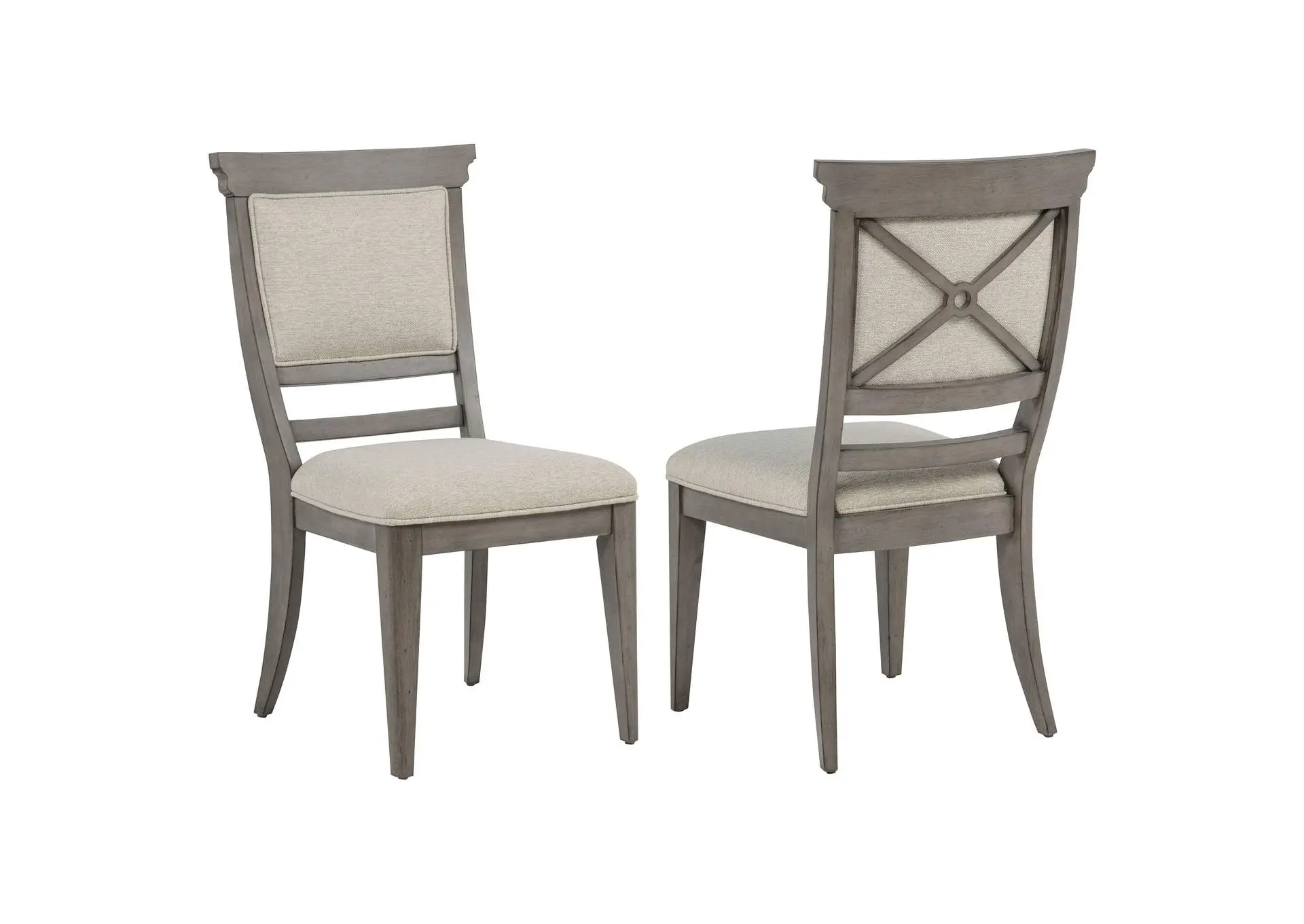 Cresswell Upholstered Dining Side Chair Tan (Set of 2)