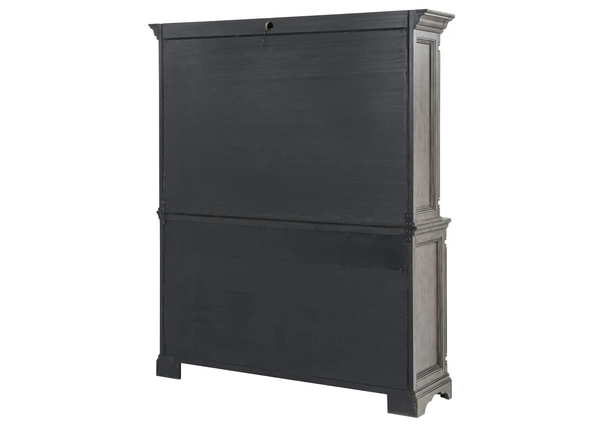 Cresswell 2-door 3-drawer Buffet and Hutch Weathered Taupe — view 9