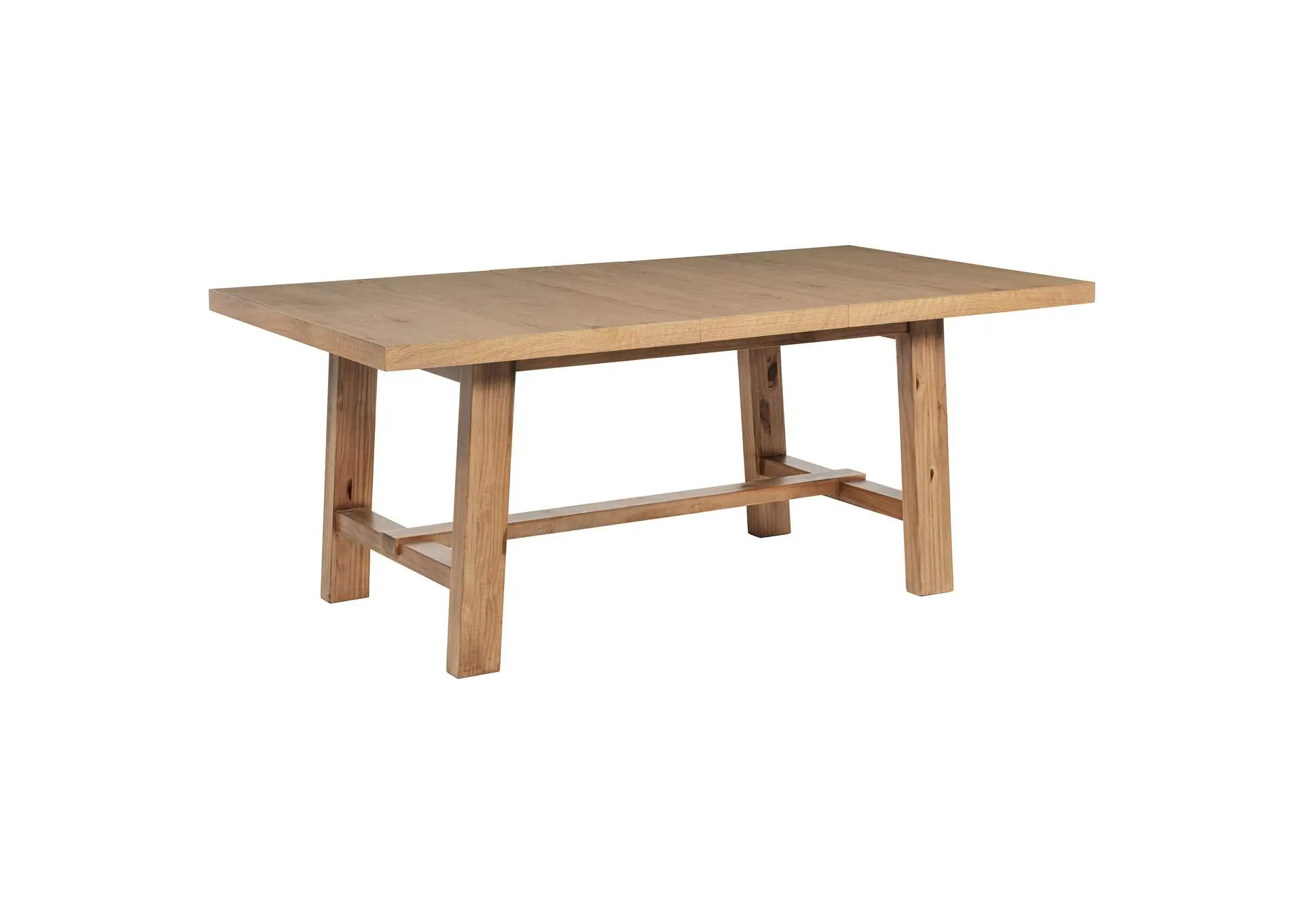 Middleton 76-inch Extension Leaf Dining Table Natural Brown