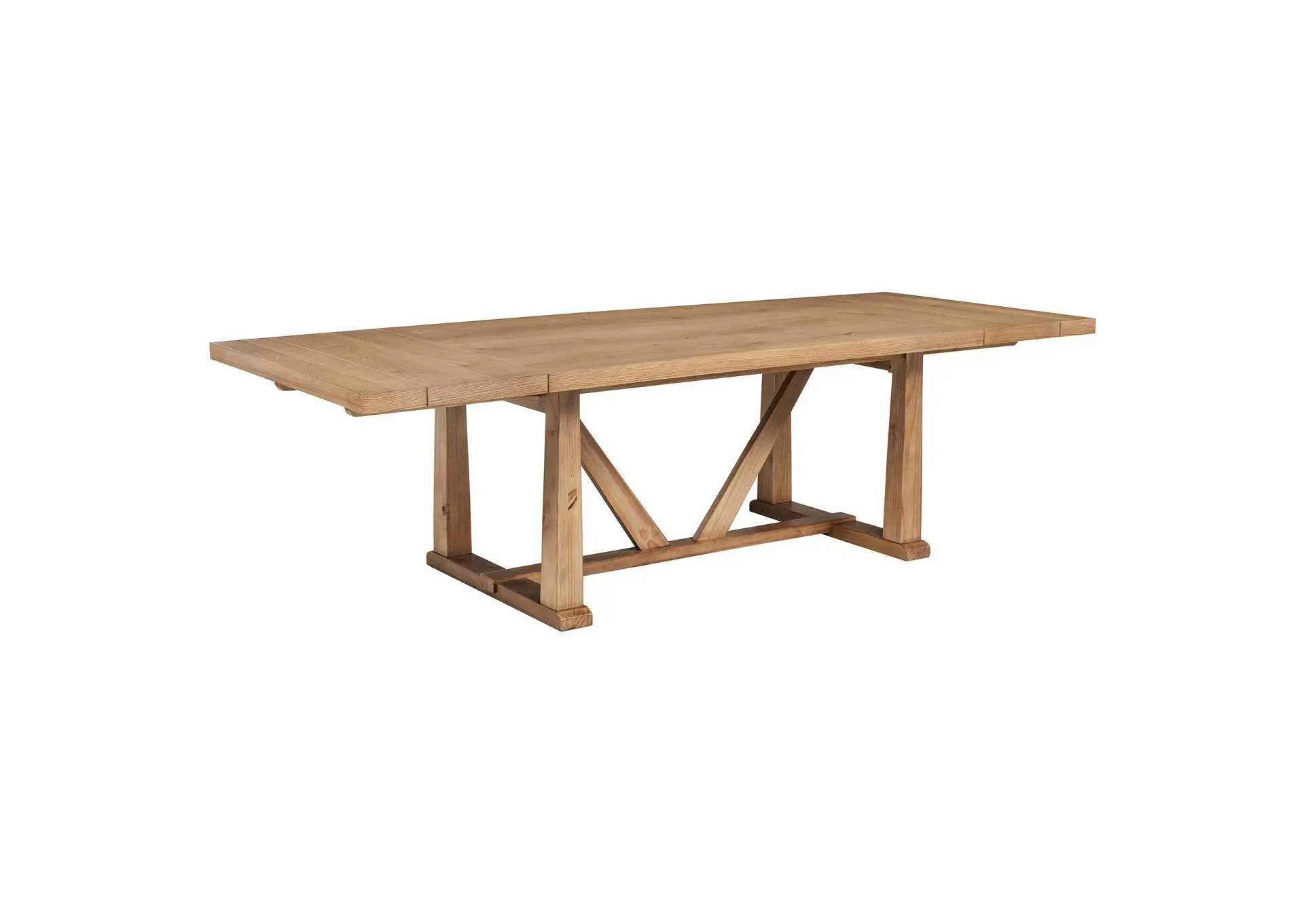 Middleton 106-inch Extension Leaf Dining Table Natural Brown
