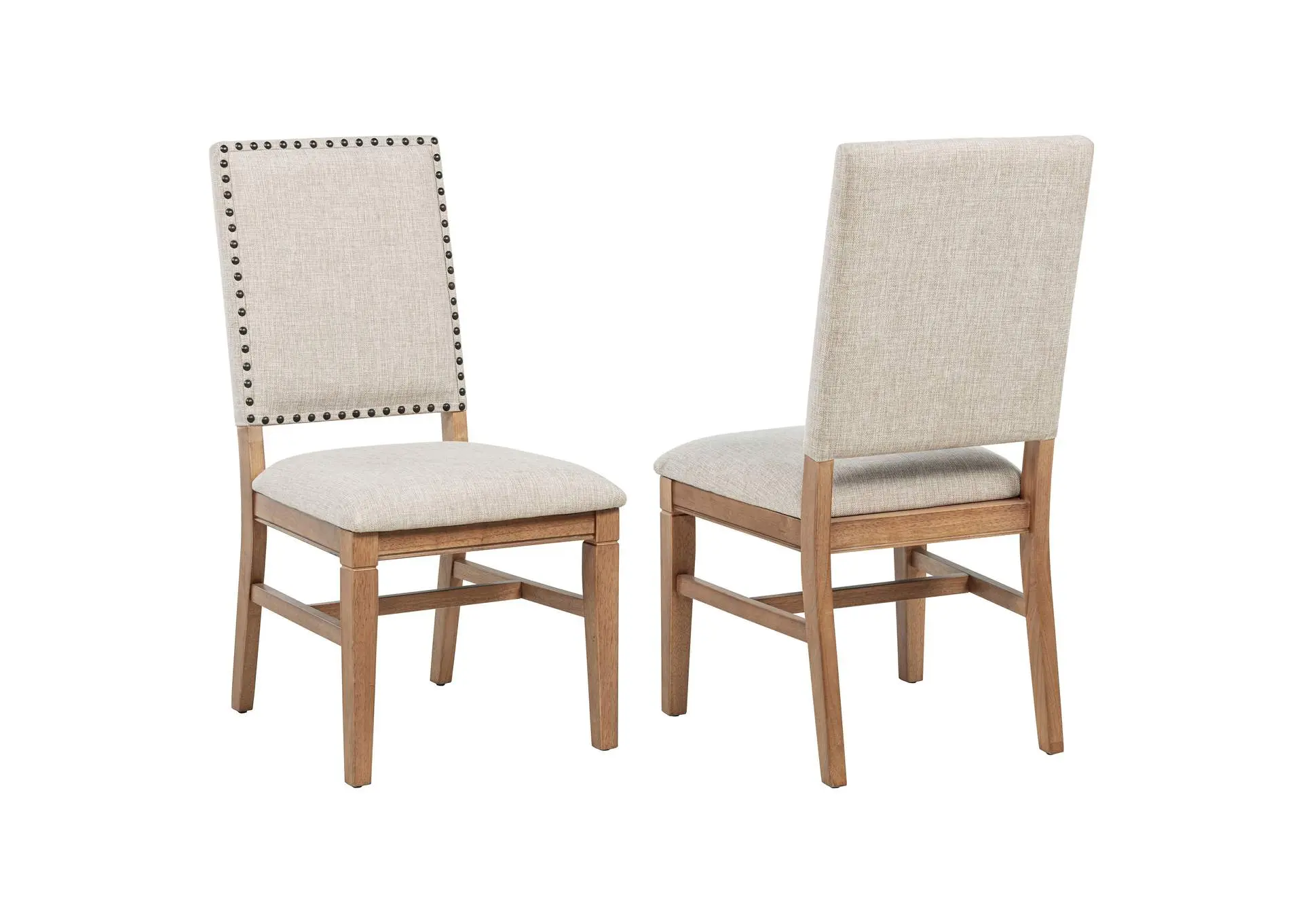 Middleton Upholstered Dining Side Chair Beige (Set of 2)