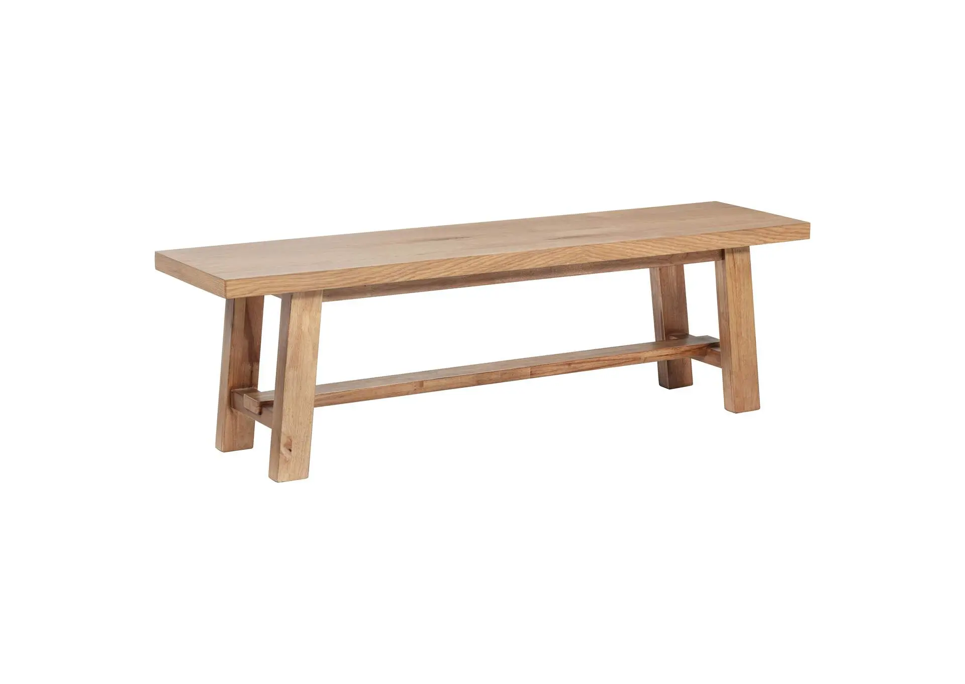 Middleton 60-inch Wood Backless Dining Bench Natural Brown