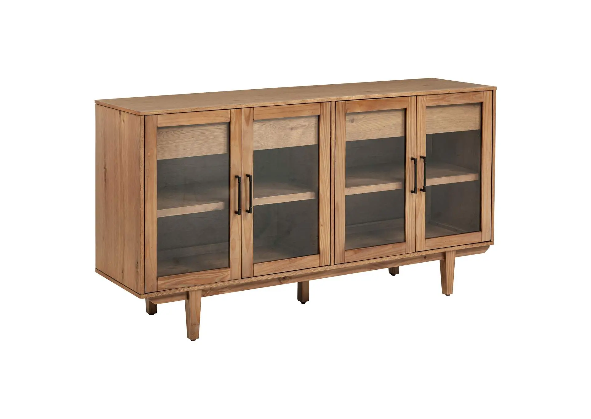 Middleton 4-door Sideboard Server with Dual Drawers Natural