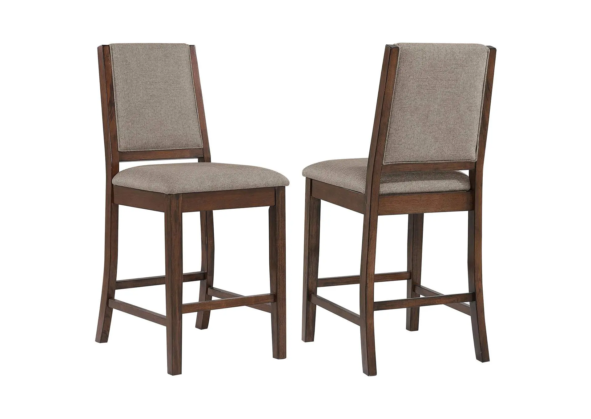 Patterson Upholstered Counter Chair Mango Oak (Set of 2)