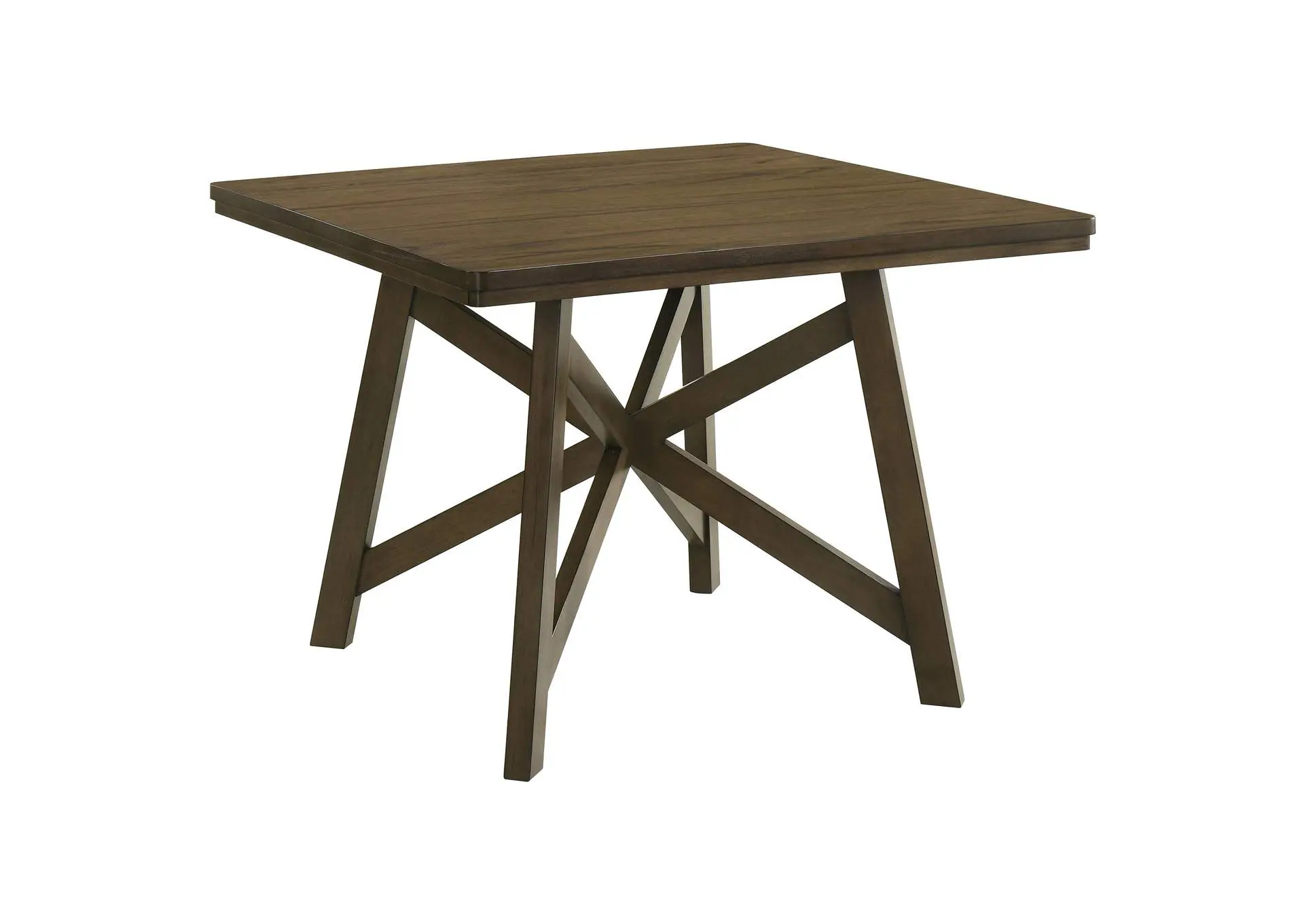 Canfield 47-inch Square Counter Height Dining Table Brown