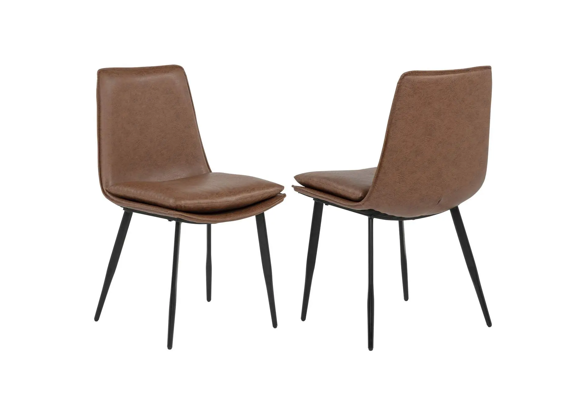 Ortega Upholstered Dining Side Chair Coffee (Set of 2)