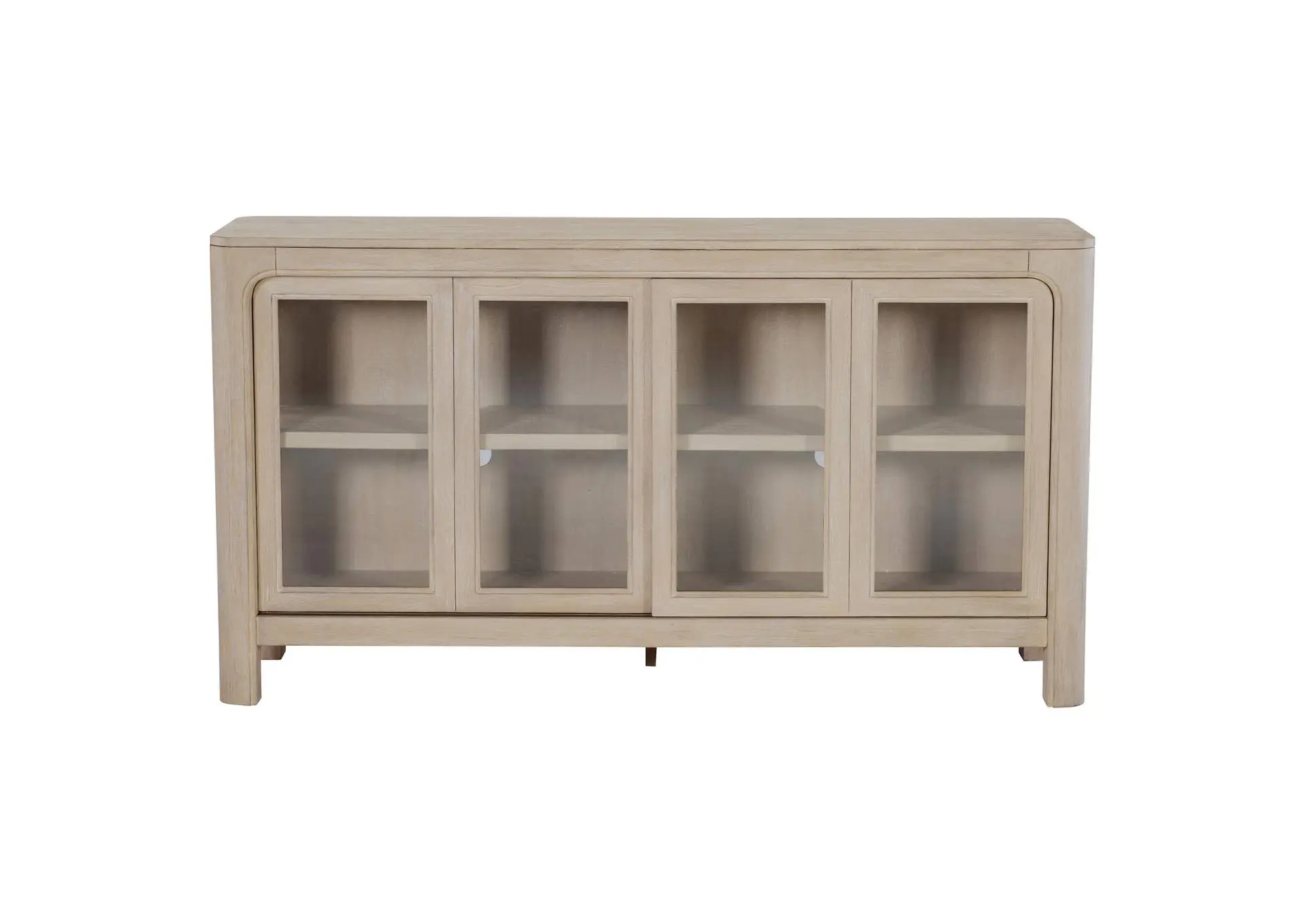 Solano Sliding Door Dining Sideboard Server Weathered Mango — view 4