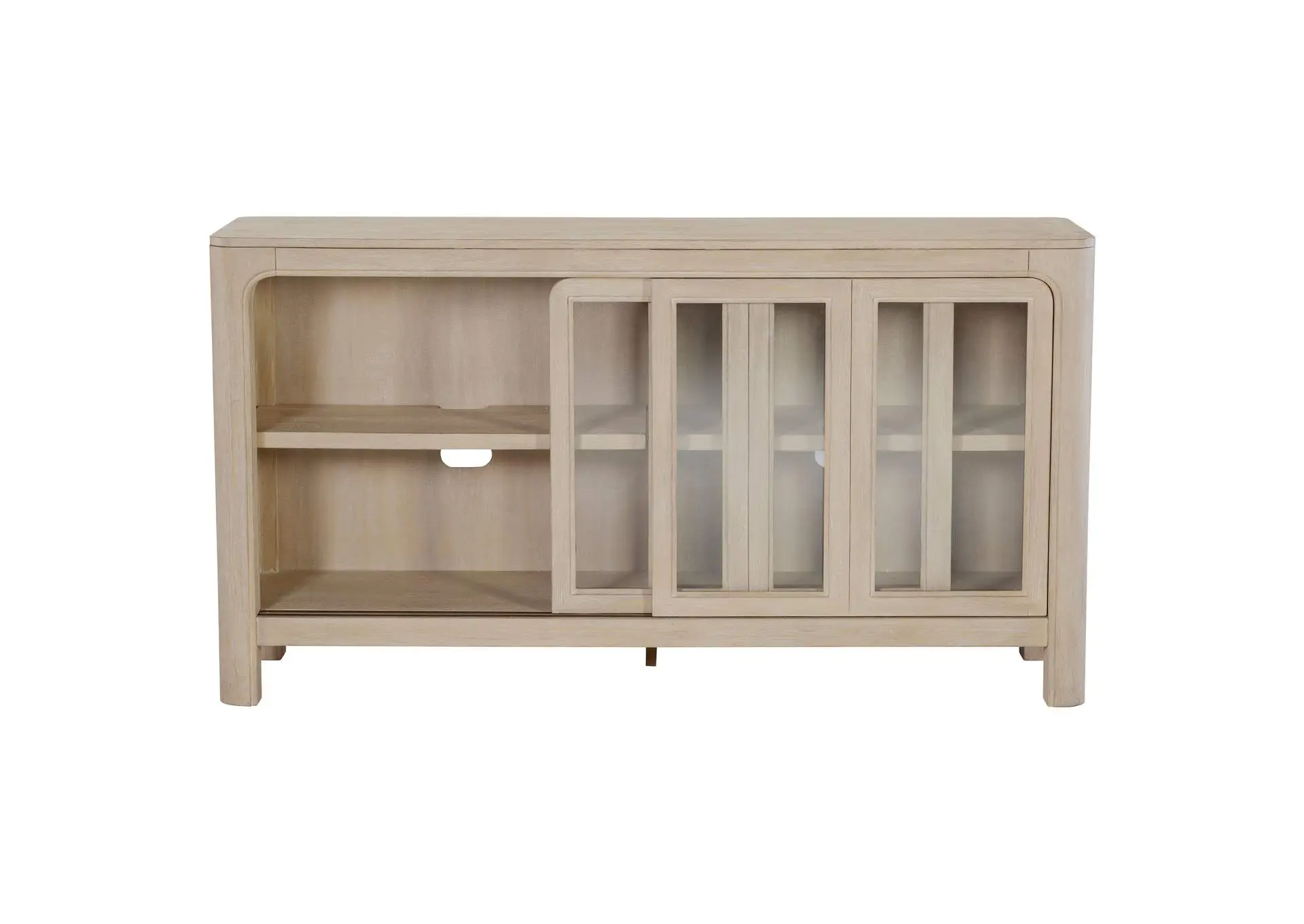 Solano Sliding Door Dining Sideboard Server Weathered Mango — view 5