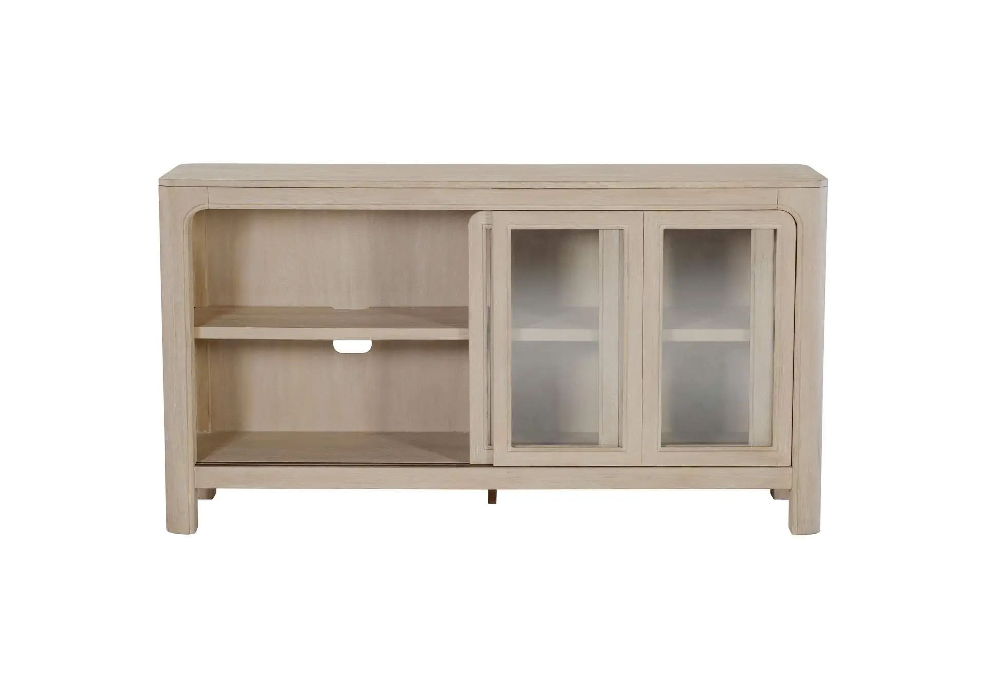 Solano Sliding Door Dining Sideboard Server Weathered Mango — view 6