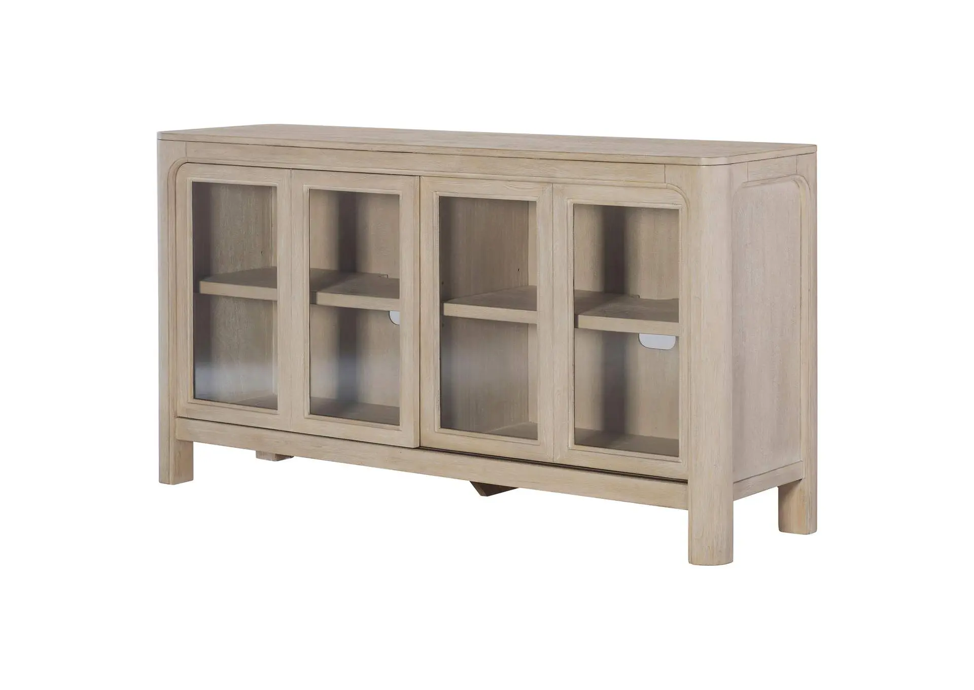 Solano Sliding Door Dining Sideboard Server Weathered Mango — view 7