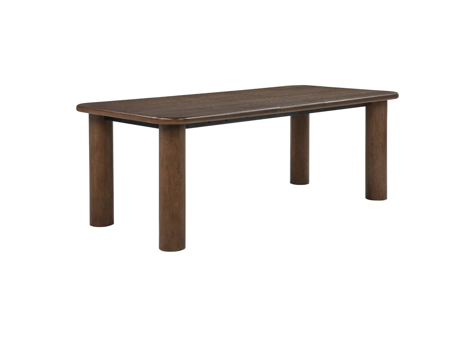 Faulkner 84-inch Extension Wood Dining Table Brown Oak