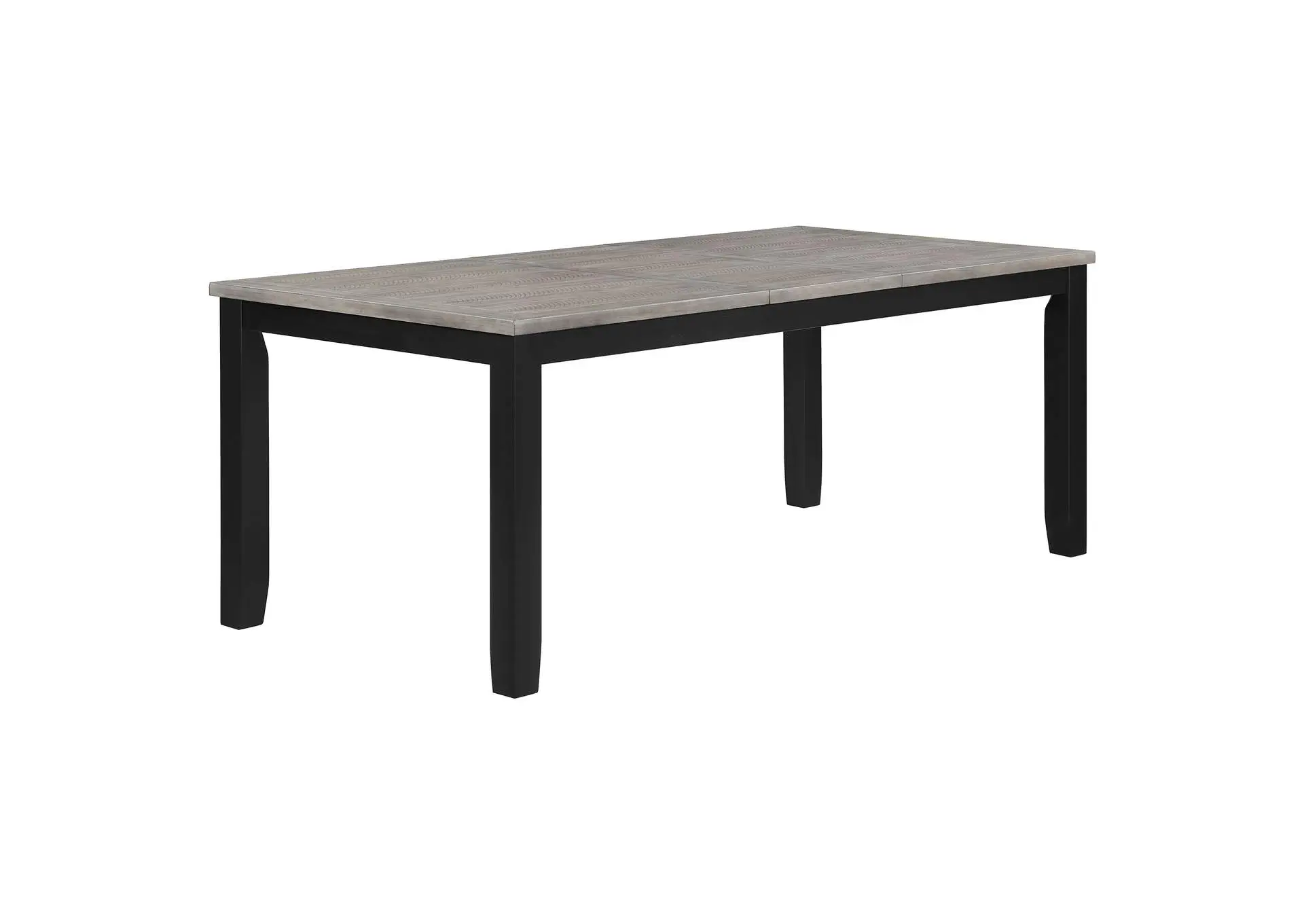 Elodie Rectangular 78-inch Extension Leaf Dining Table Black