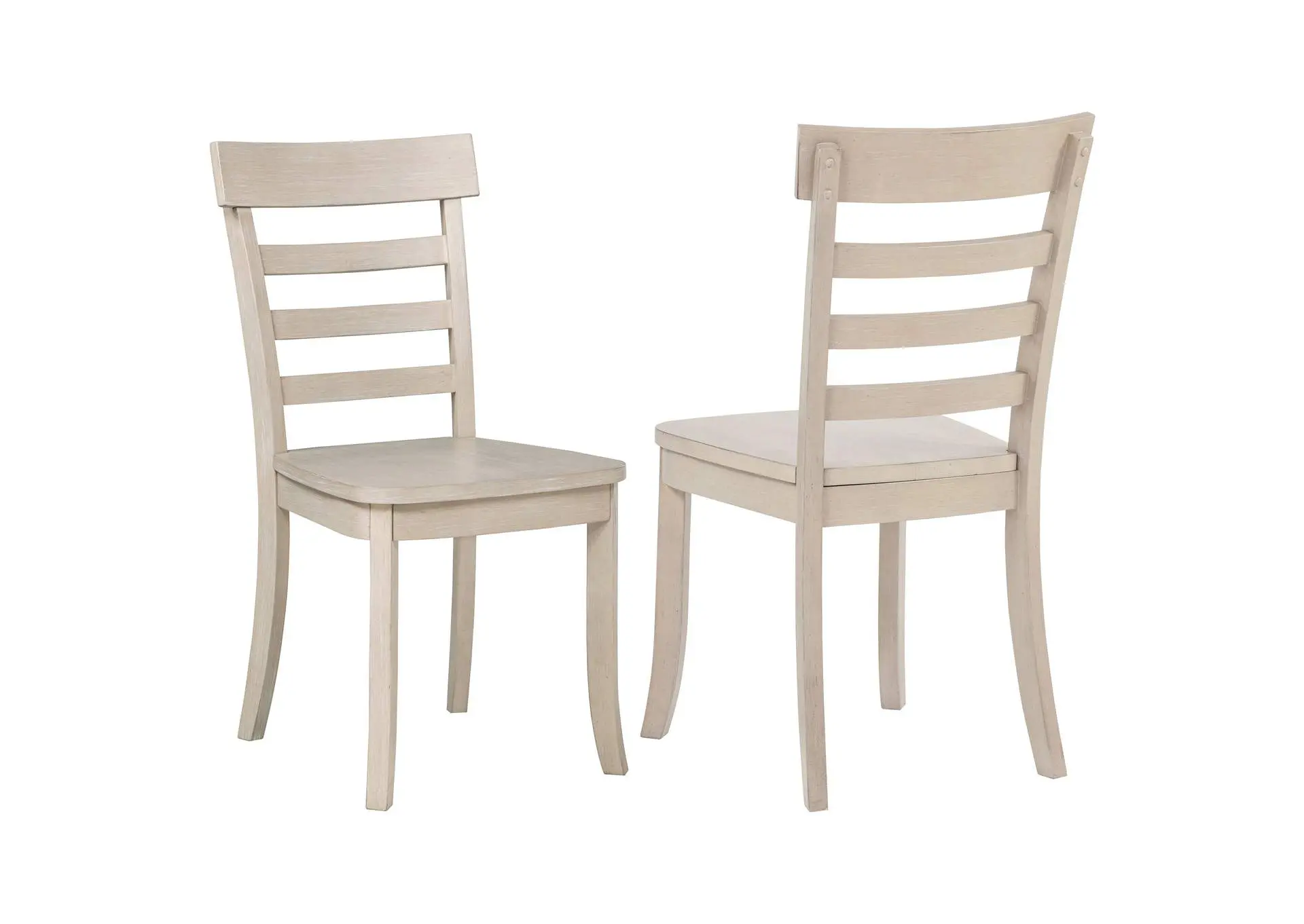 Orrison Ladder Back Dining Side Chair Linen (Set of 2)