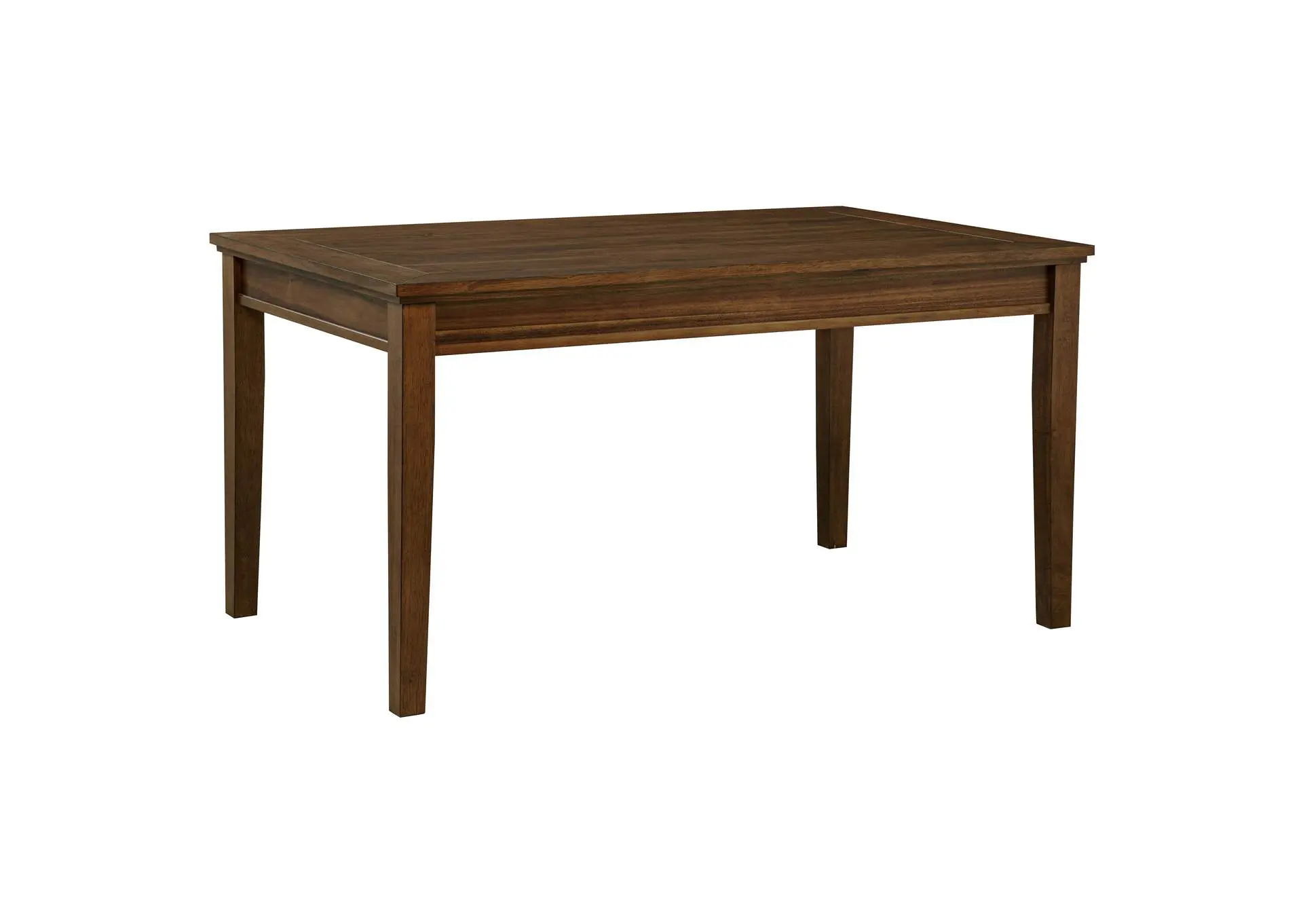 Atwood Rectangular Wood Dining Table Warm Brown