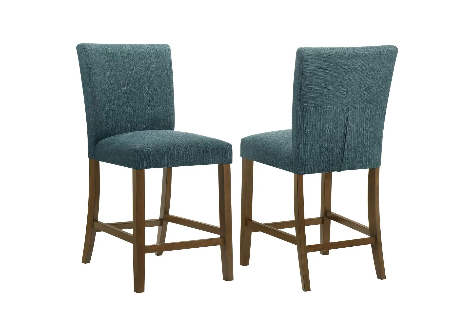 Paxton Upholstered Counter Height Dining Chair Teal Blue (Set of 2)