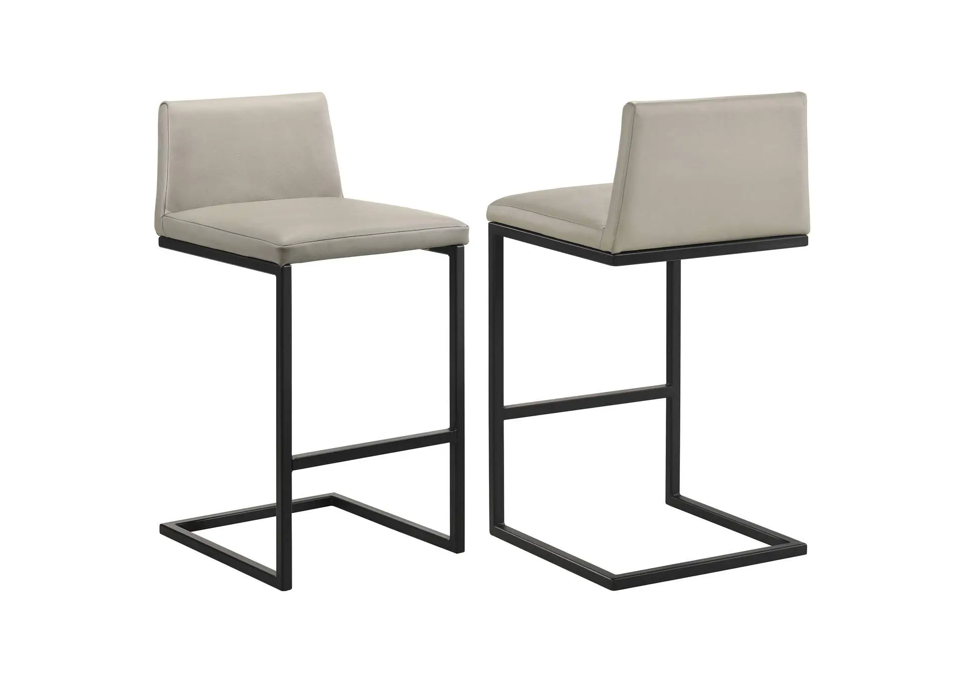 Vardon Genuine Leather Bar Stool Tan (Set of 2)