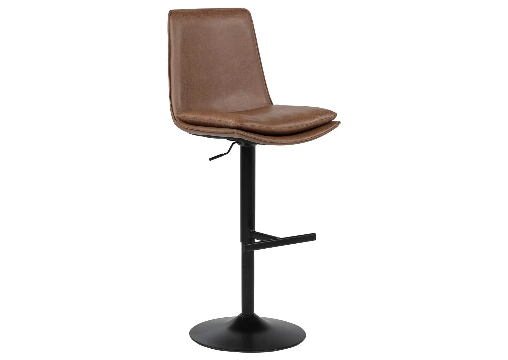 Eldridge Faux Leather Upholstered Adjustable Bar Stool Coffee