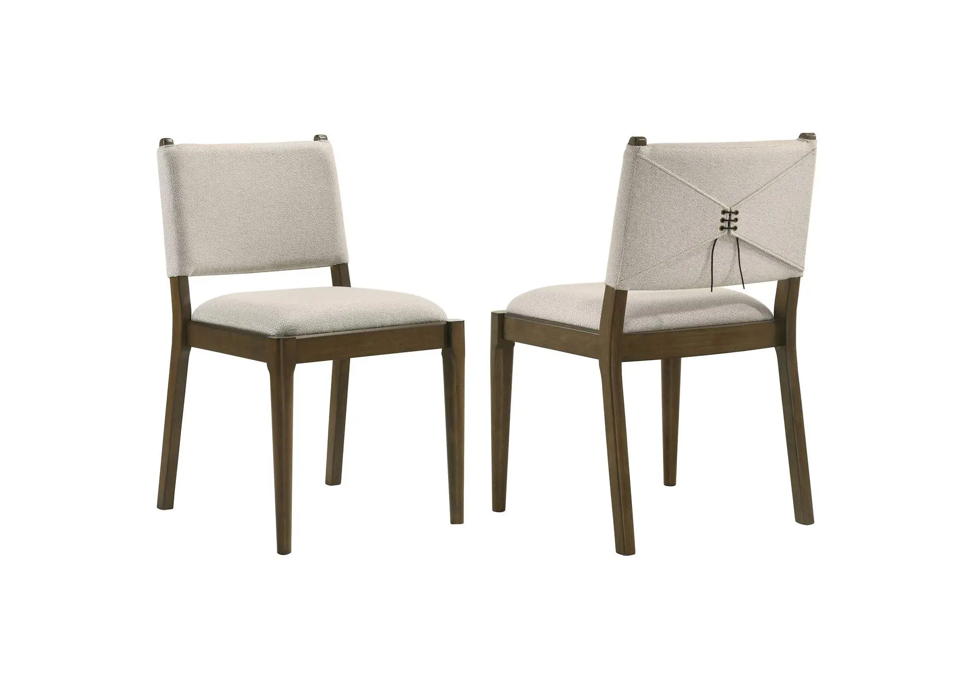 Ottowa Upholstered Dining Side Chair Brown (Set of 2)