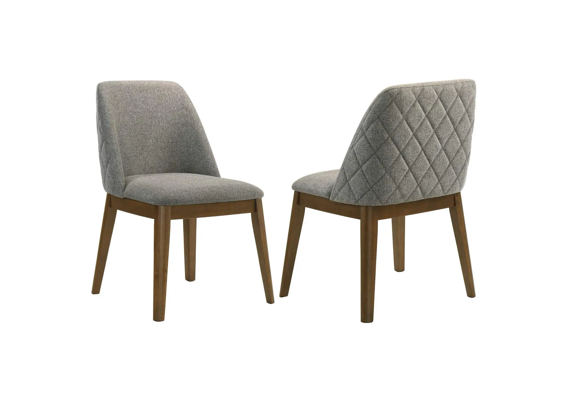 Franklin Upholstered Dining Side Chair Grey (Set of 2)