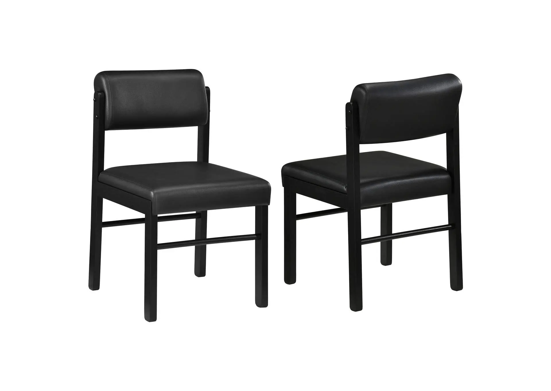 Kehoe Upholstered Dining Side Chair Black (Set of 2)