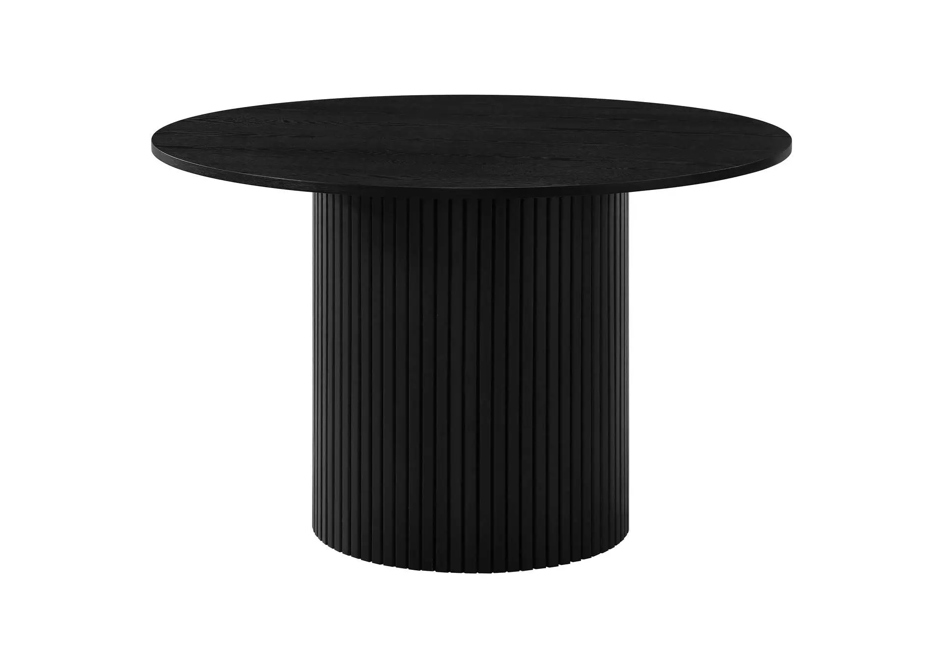 Hamlyn 47-inch Round Wood Dining Room Table Black