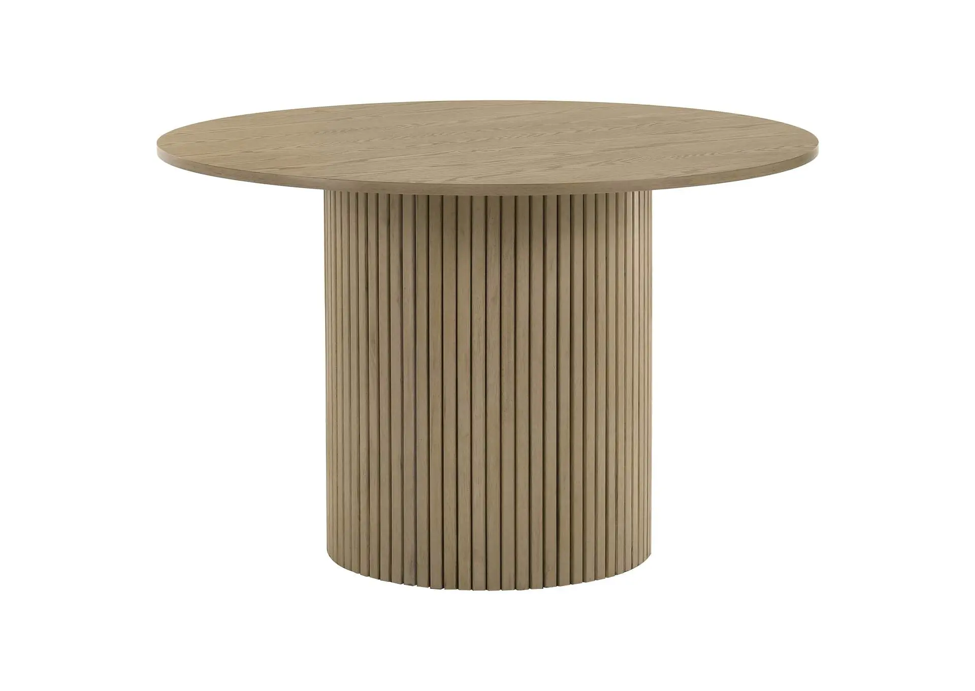 Hamlyn 47-inch Round Wood Dining Room Table Natural Oak