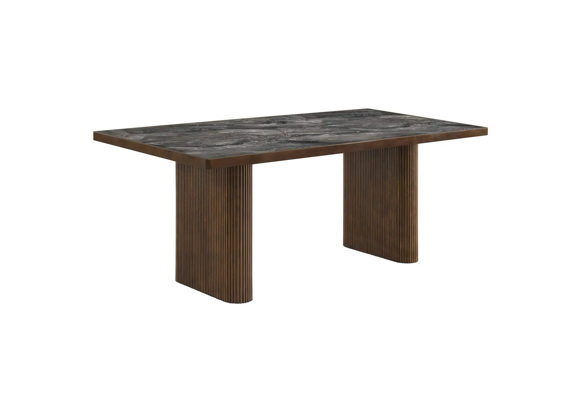Parry 80-inch Smart Top Paladina Dining Table Dark Walnut