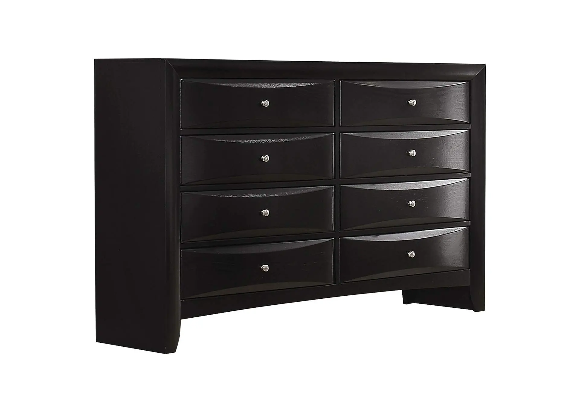Briana 8-drawer Dresser Black