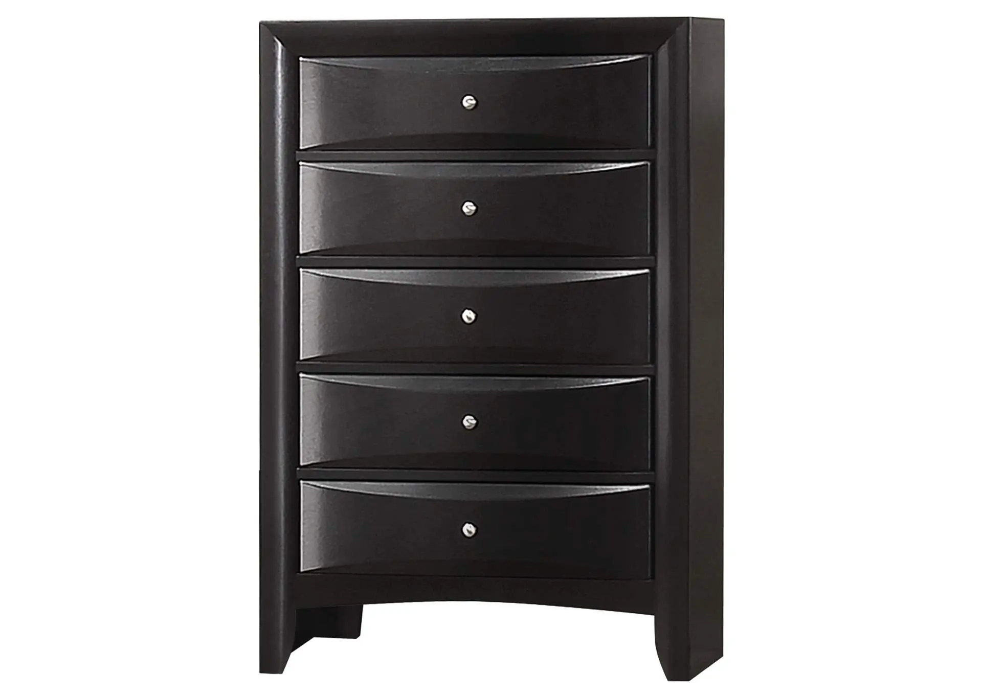 Briana 5-drawer Bedroom Chest Black