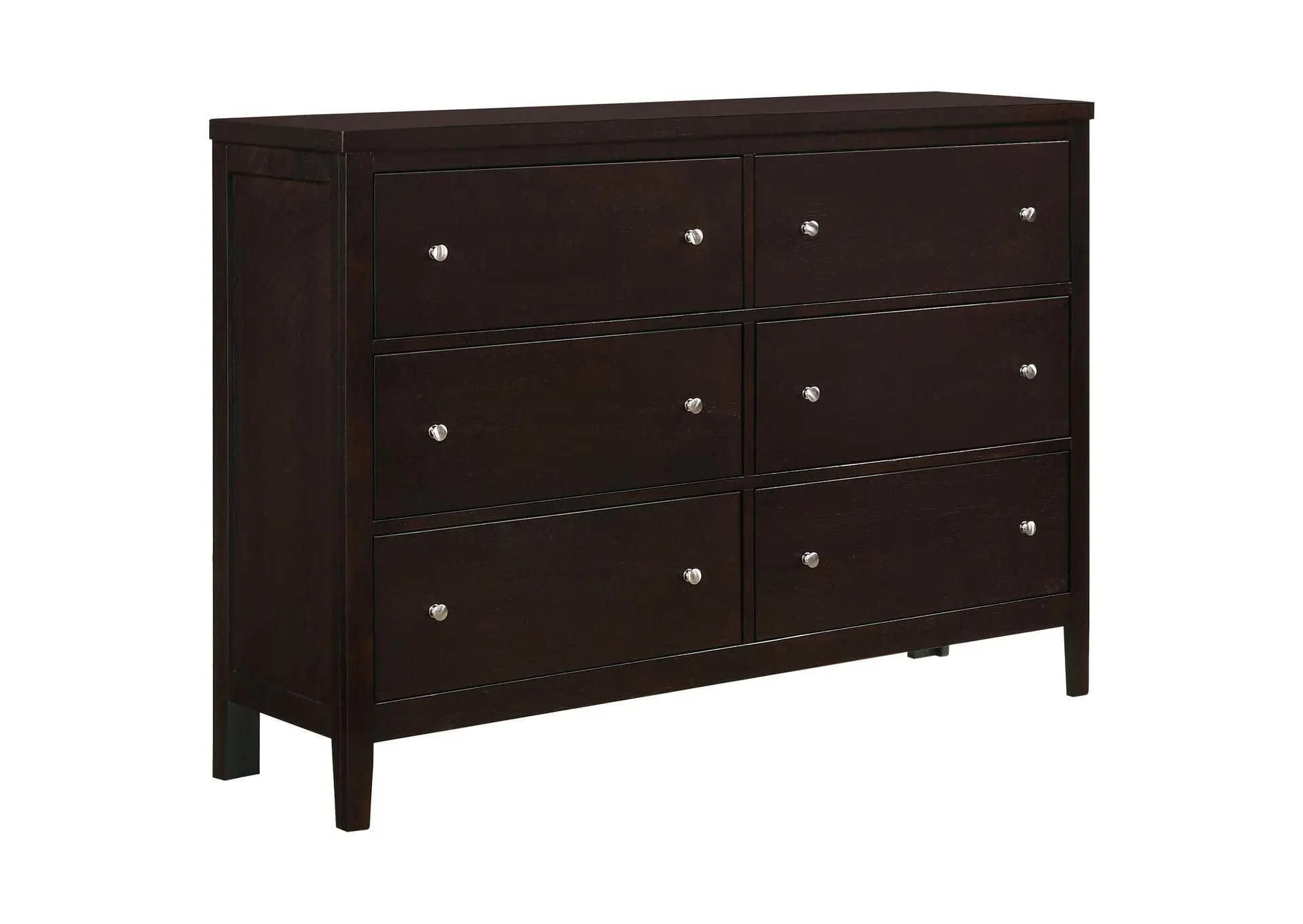 Carlton 6-drawer Dresser Cappuccino
