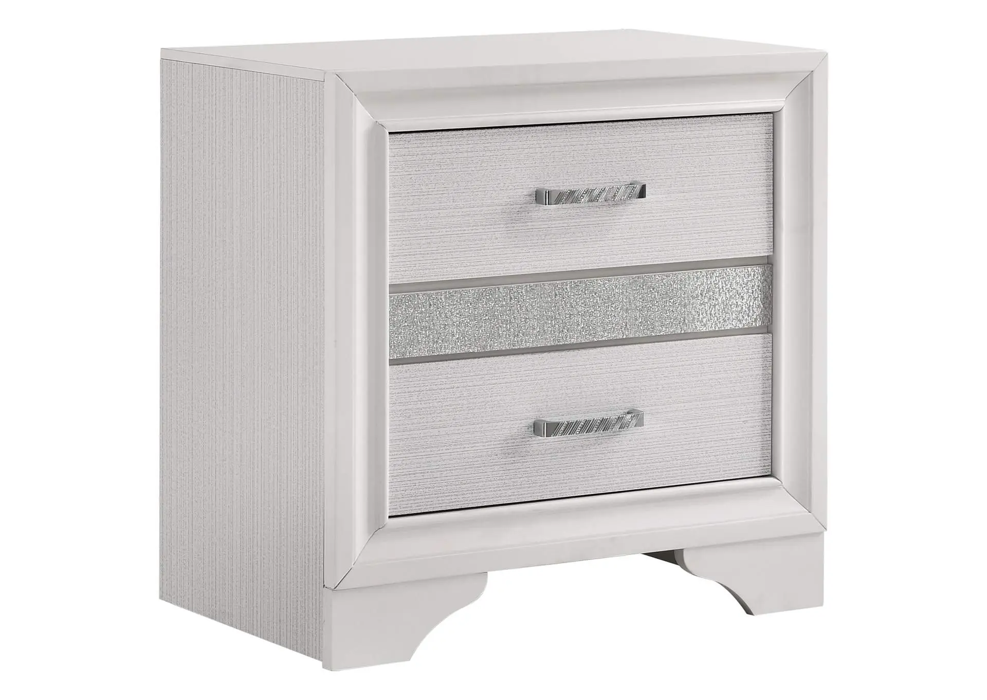 Miranda 3-drawer Nightstand Bedside Table White