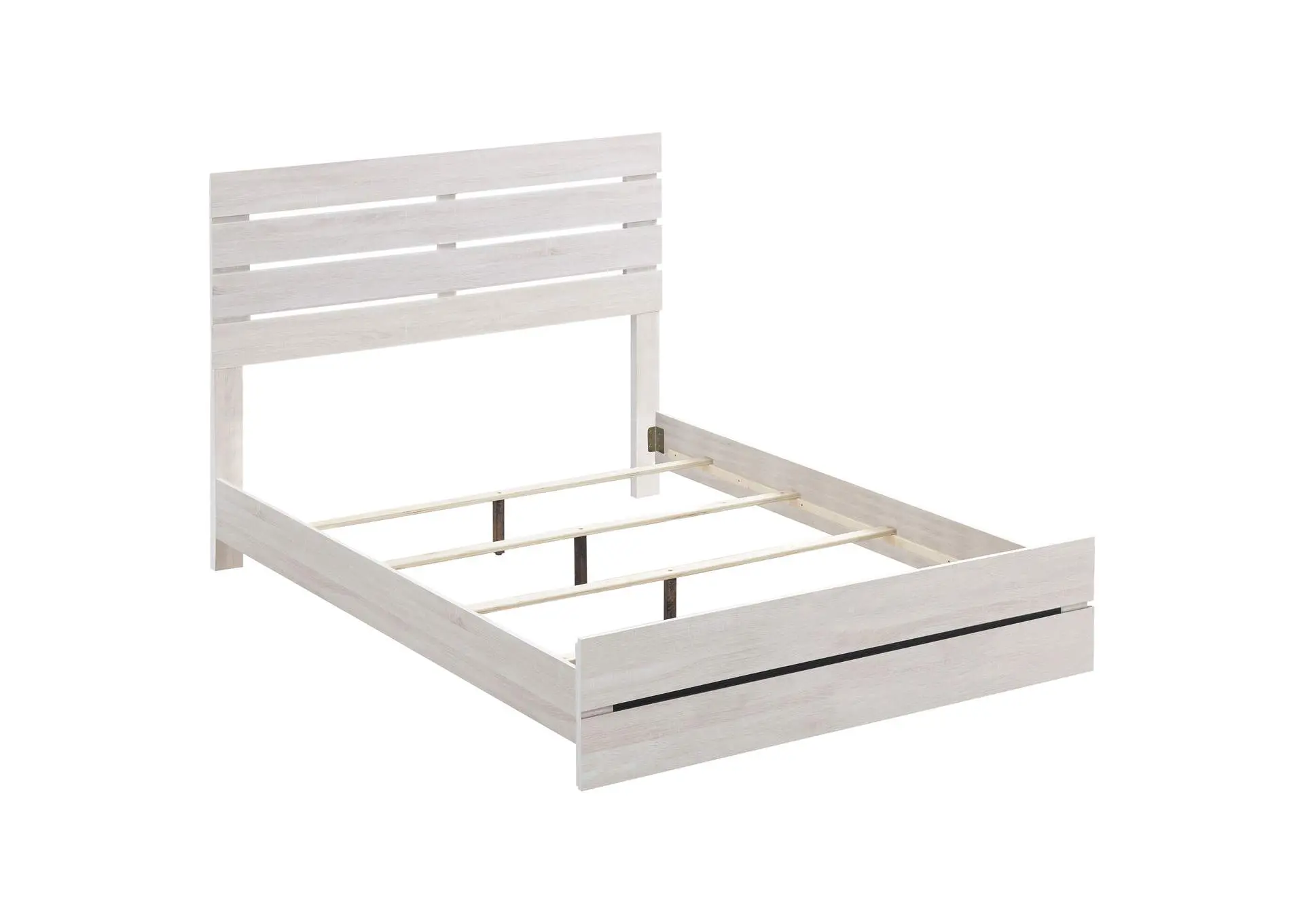 Brantford Wood Queen Panel Bed Coastal White