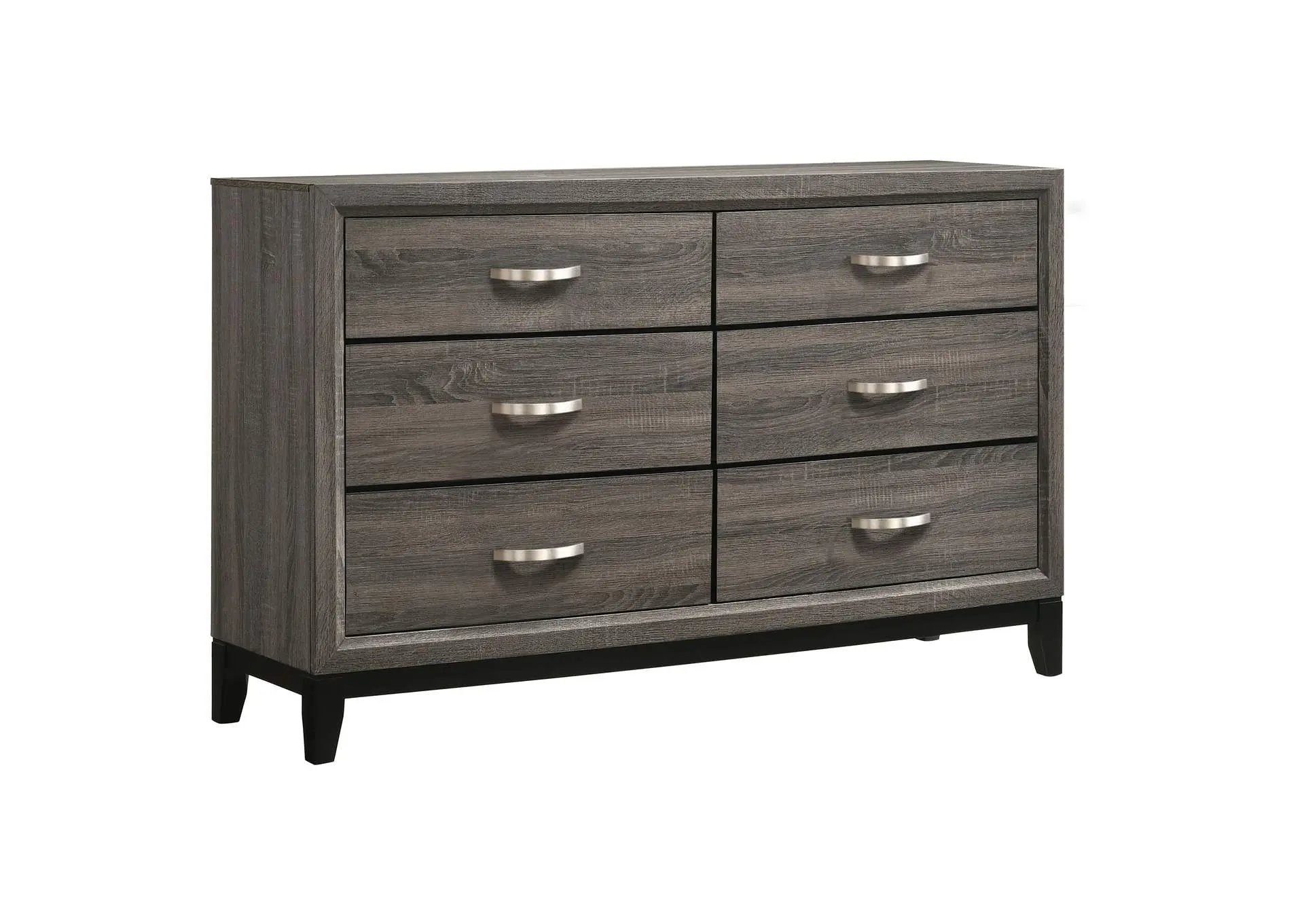 Watson 6-drawer Dresser Grey Oak
