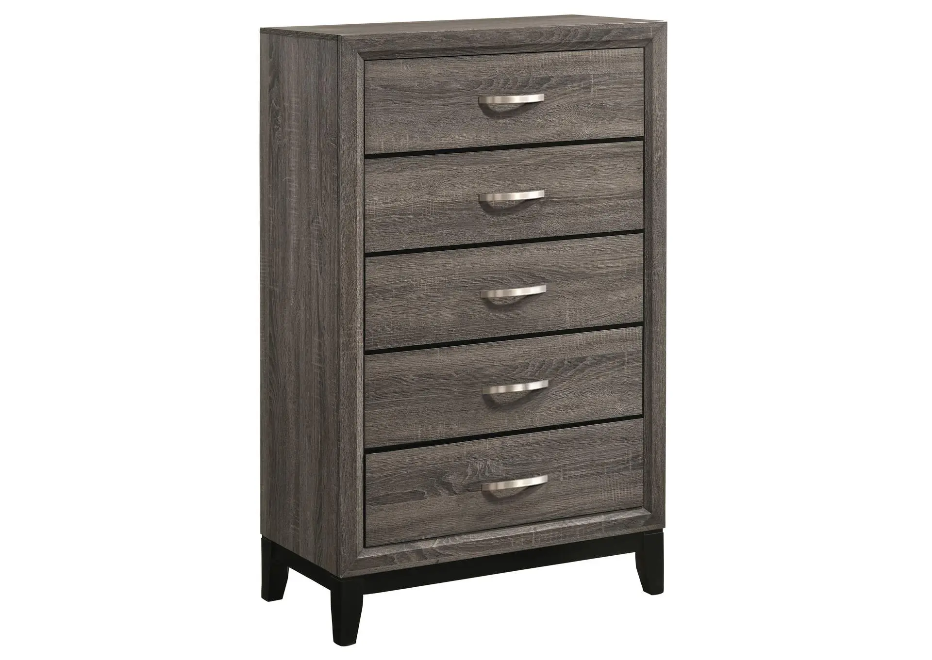 Watson 5-drawer Bedroom Chest Grey Oak
