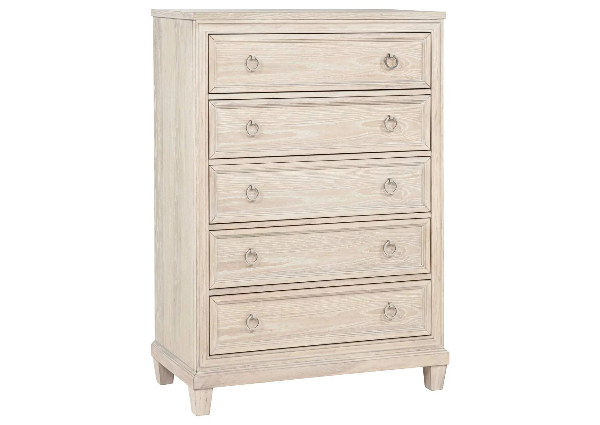Pembroke 5-drawer Chest of Drawers Washed Oak