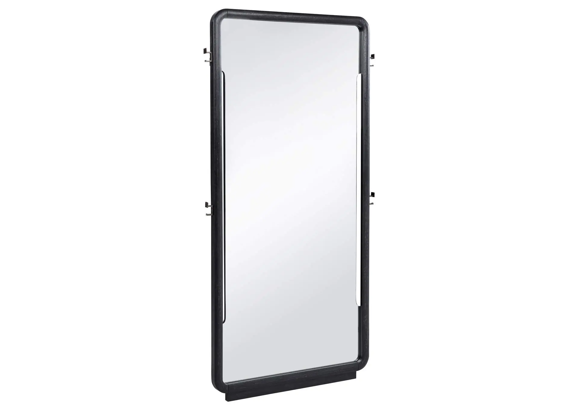 Leandro 76-inch Full Length Floor Mirror Burnished Black