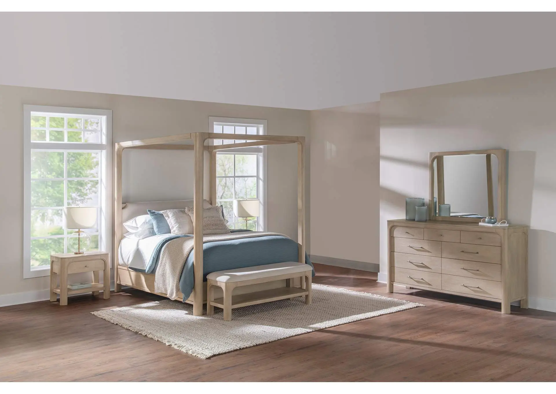 Solano 4-piece Eastern King Bedroom Set Weathered Mango