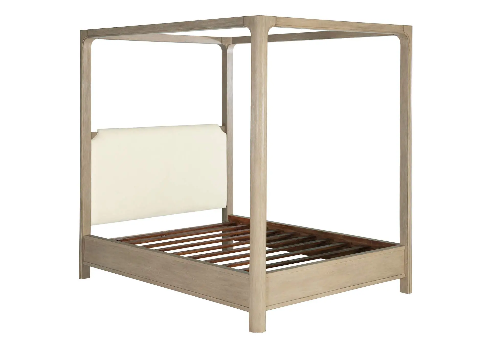 Solano 85-inch Queen Canopy Bed Weathered Mango