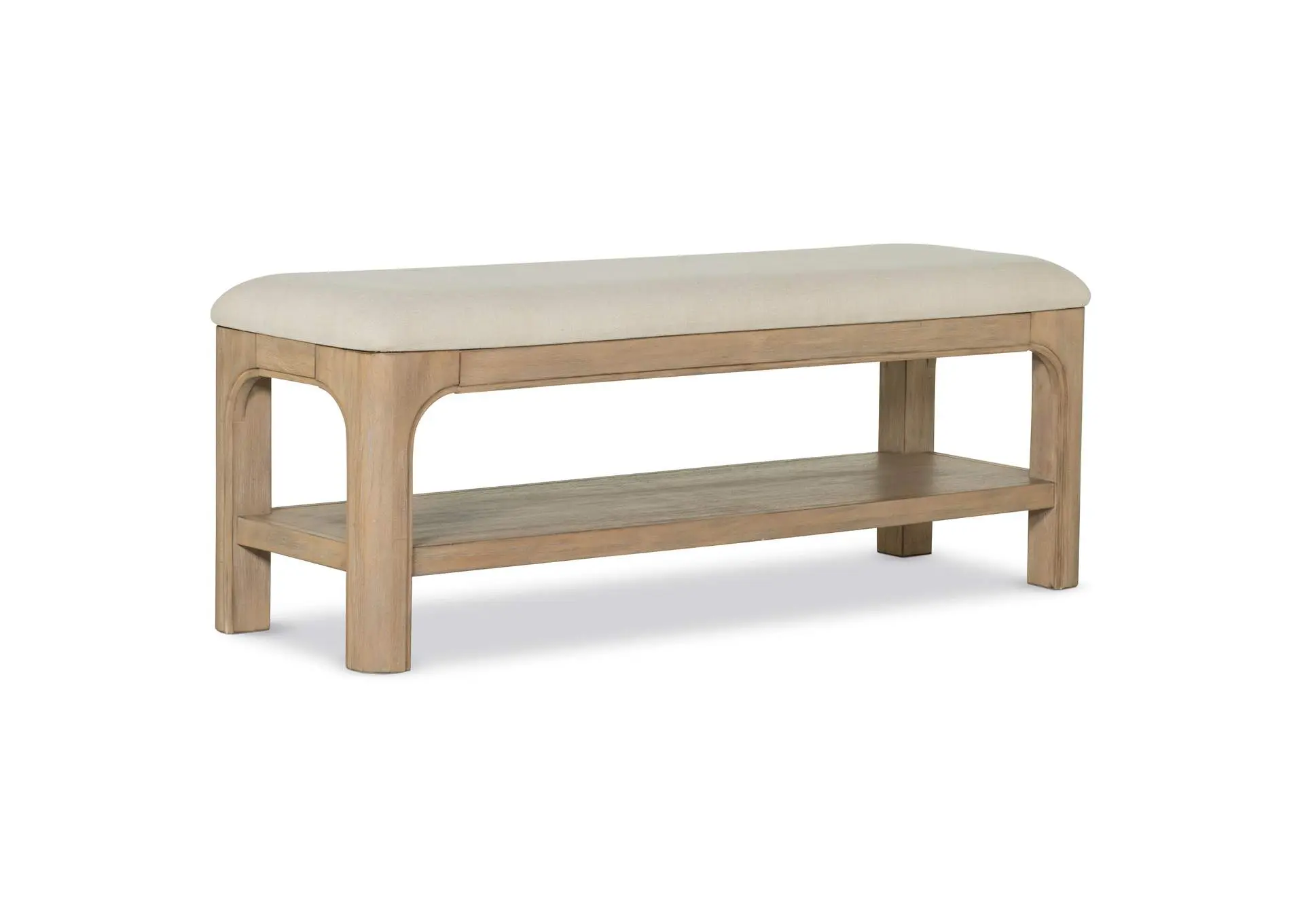 Solano 52-inch Bedroom Bed End Bench Weathered Mango
