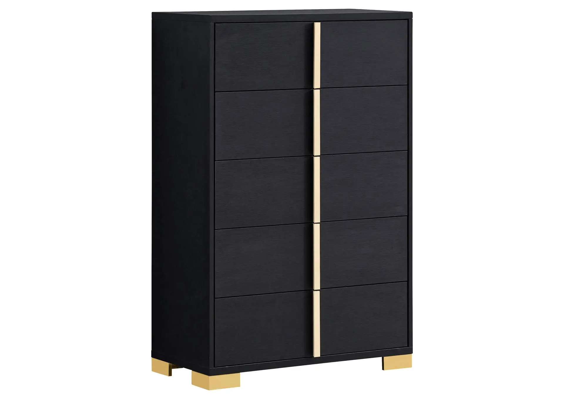 Marceline 5-drawer Bedroom Chest Black