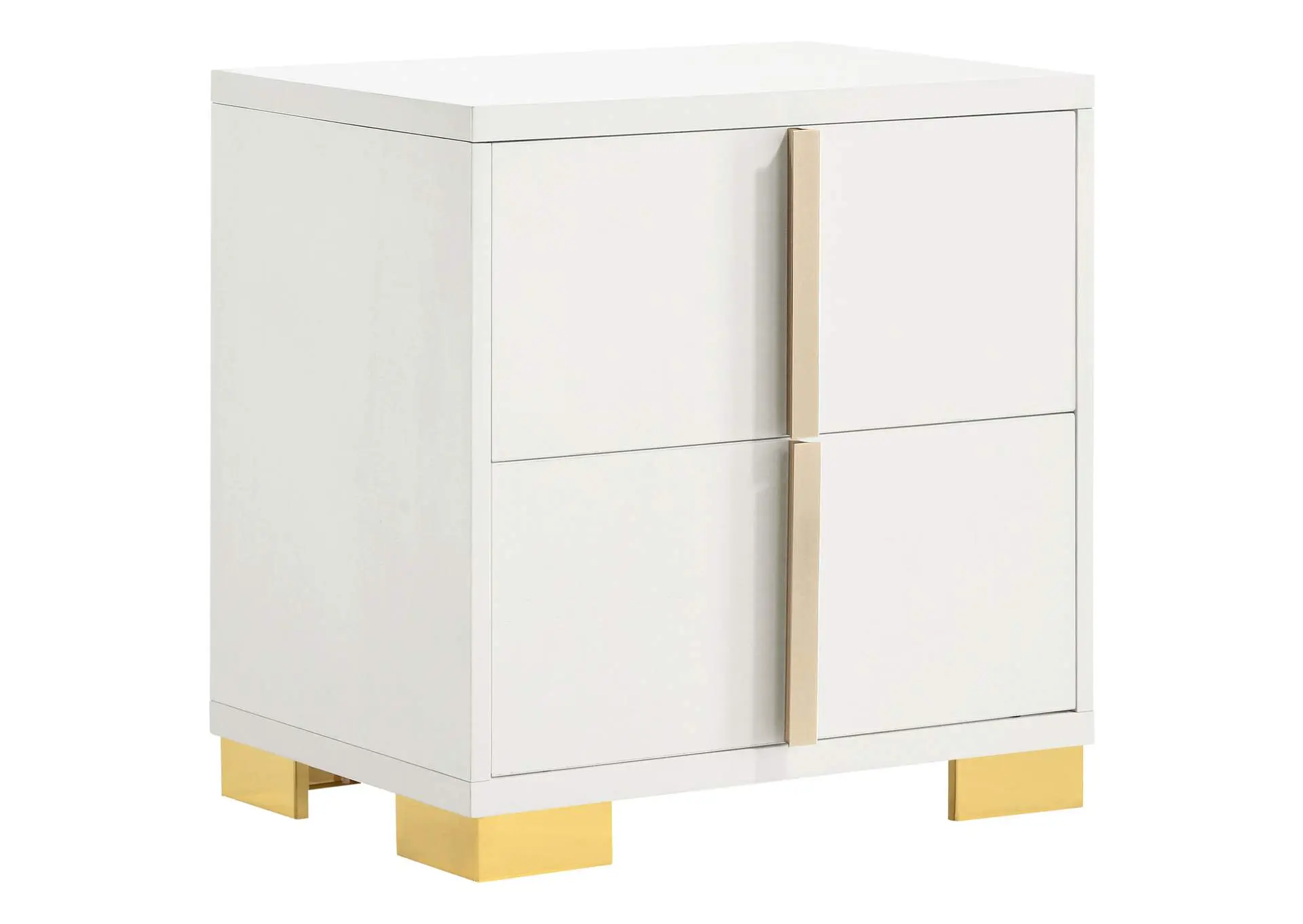 Marceline 2-drawer Nightstand White