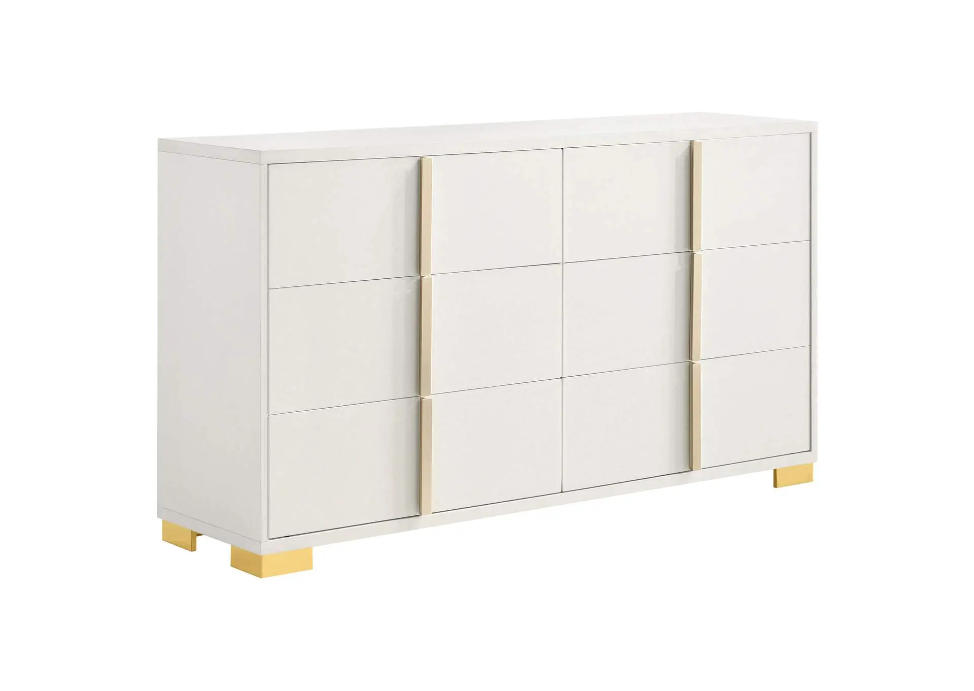 Marceline 6-drawer Dresser White