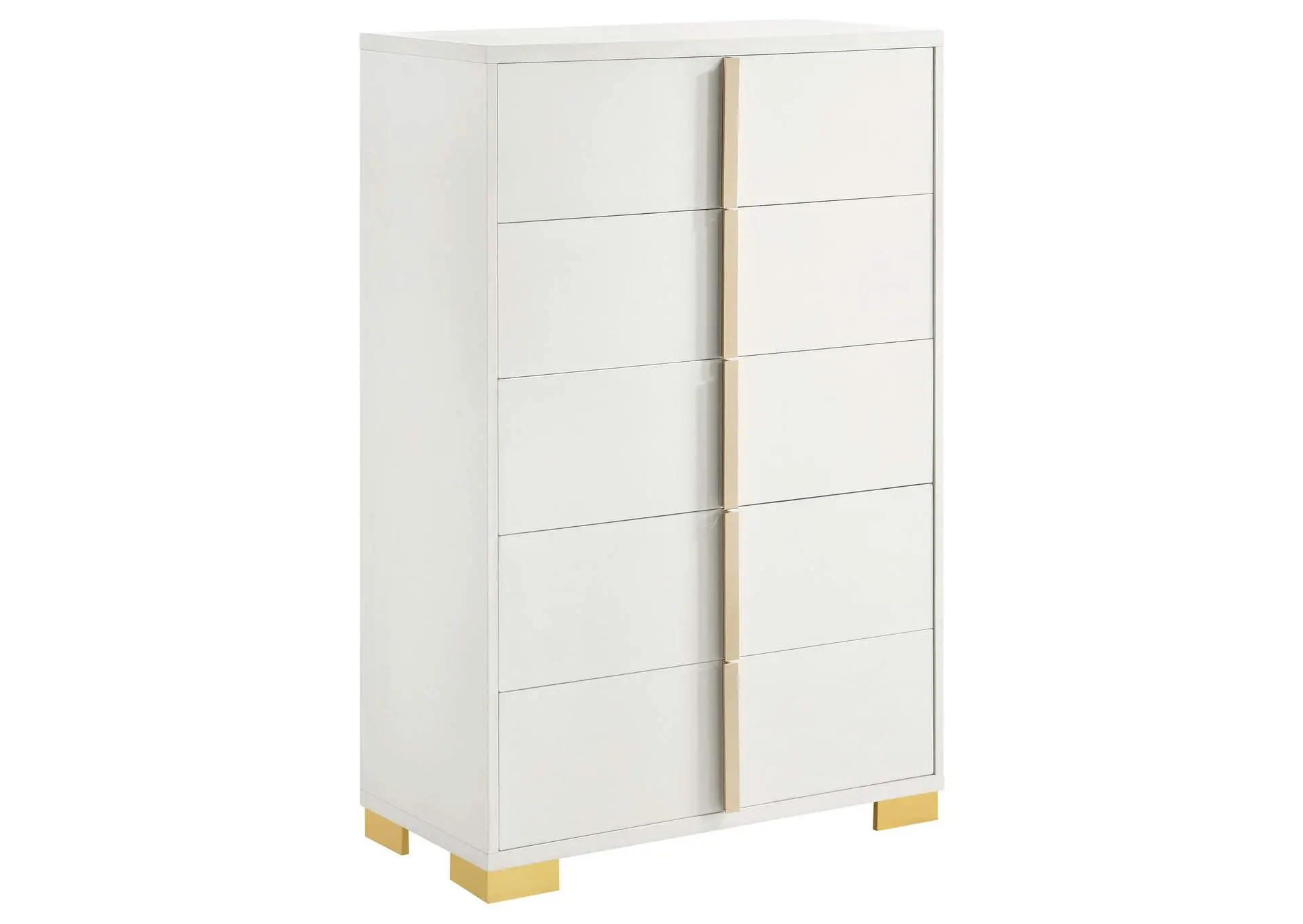 Marceline 5-drawer Bedroom Chest White