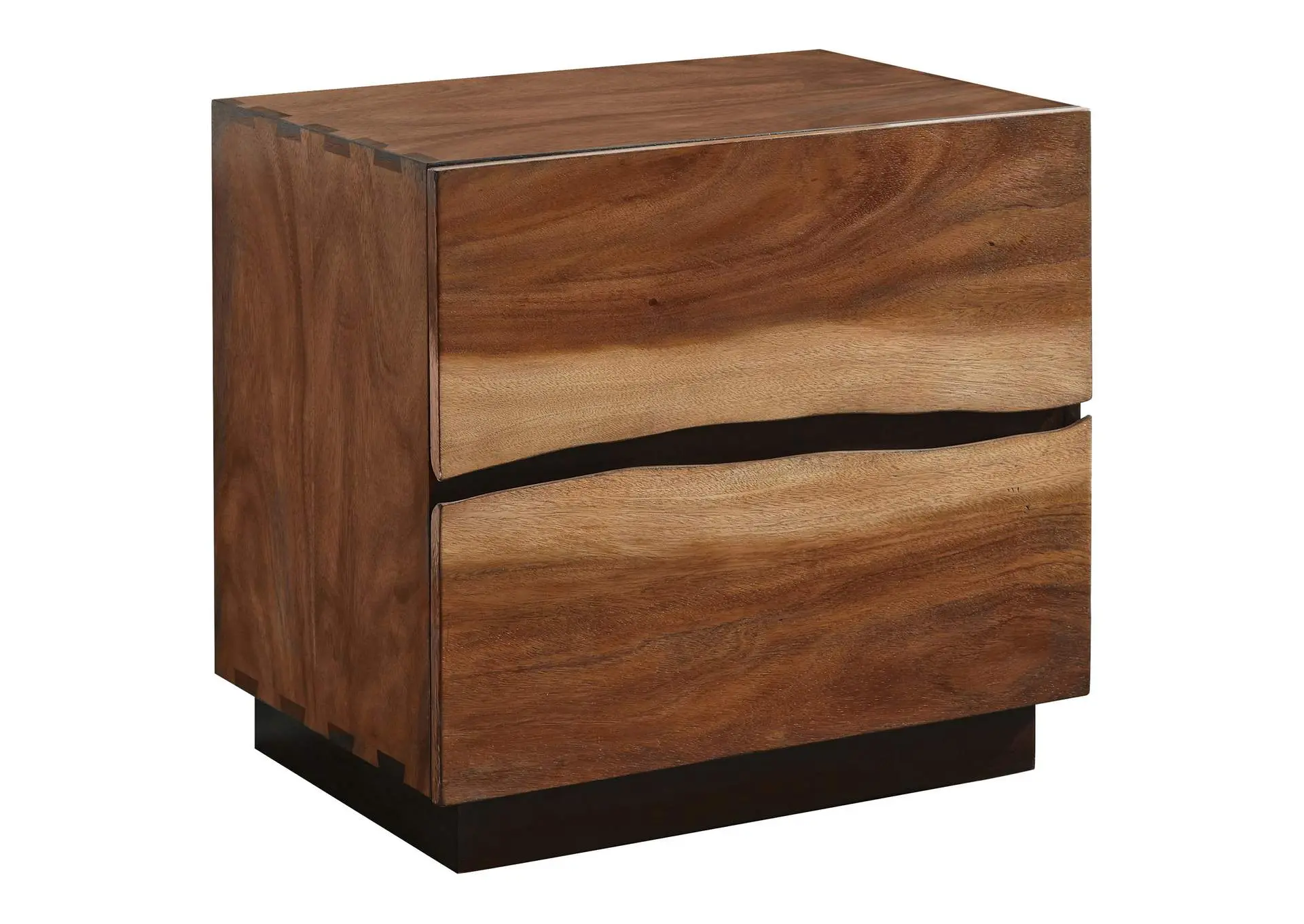 Winslow 2-drawer Nightstand Smokey Walnut
