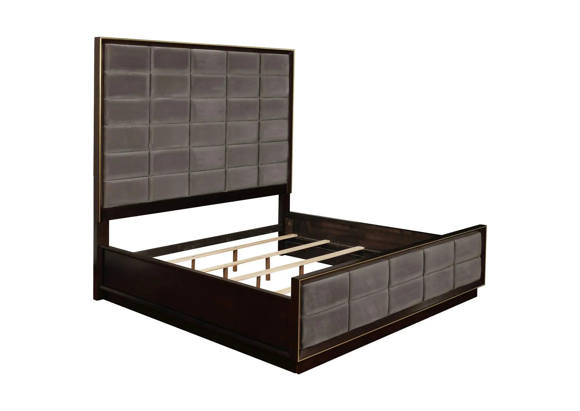 Durango 77-inch Queen Panel Bed Smoked Peppercorn