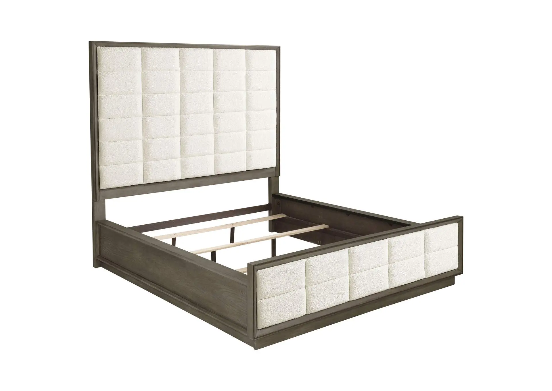 Durango 80-inch California King Panel Bed Taupe Oak